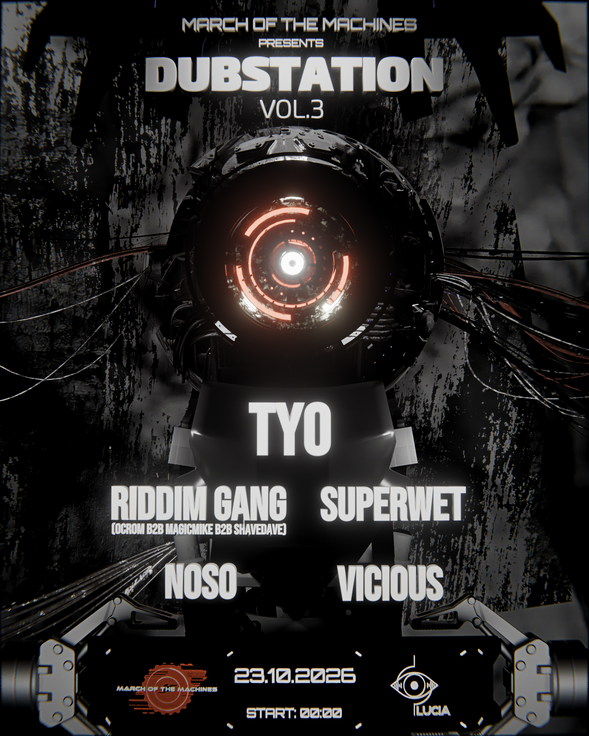 DUBSTATION Vol.3 am 23. October 2026 @ Lucia.