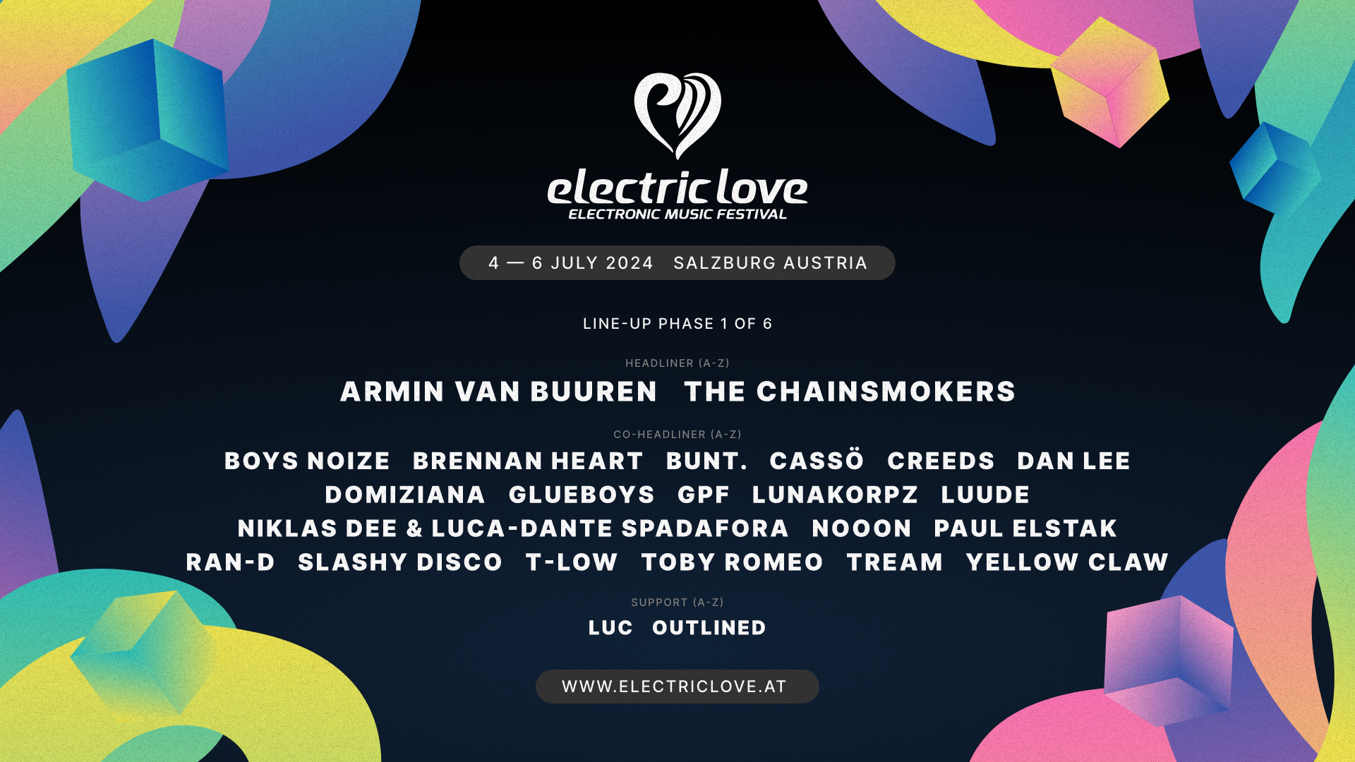 Electric Love Festival 2024 am 4. July 2024 @ Salzburgring. Electric Love Festival 2024 am 4. July 2024 @ Salzburgring.