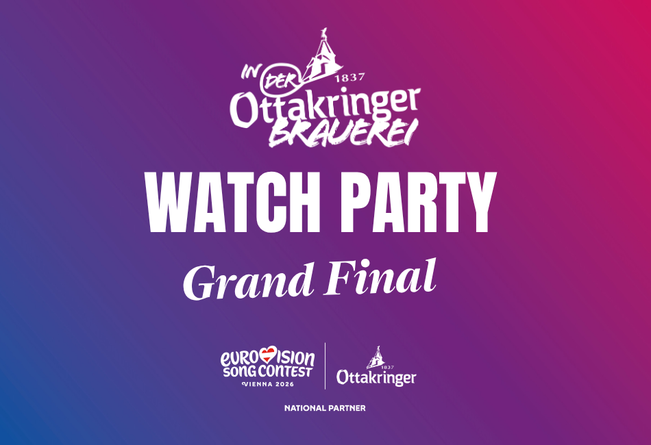 Watch Party: Eurovision Song Contest 2026 Vienna am 16. May 2026 @ Ottakringer Brauerei.