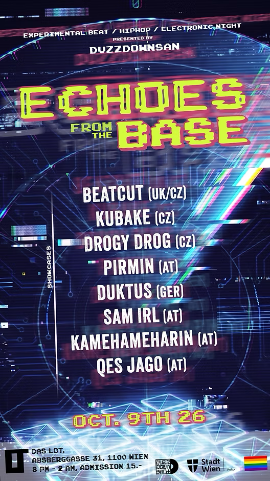 Echoes From The Base am 9. October 2026 @ Das LOT.