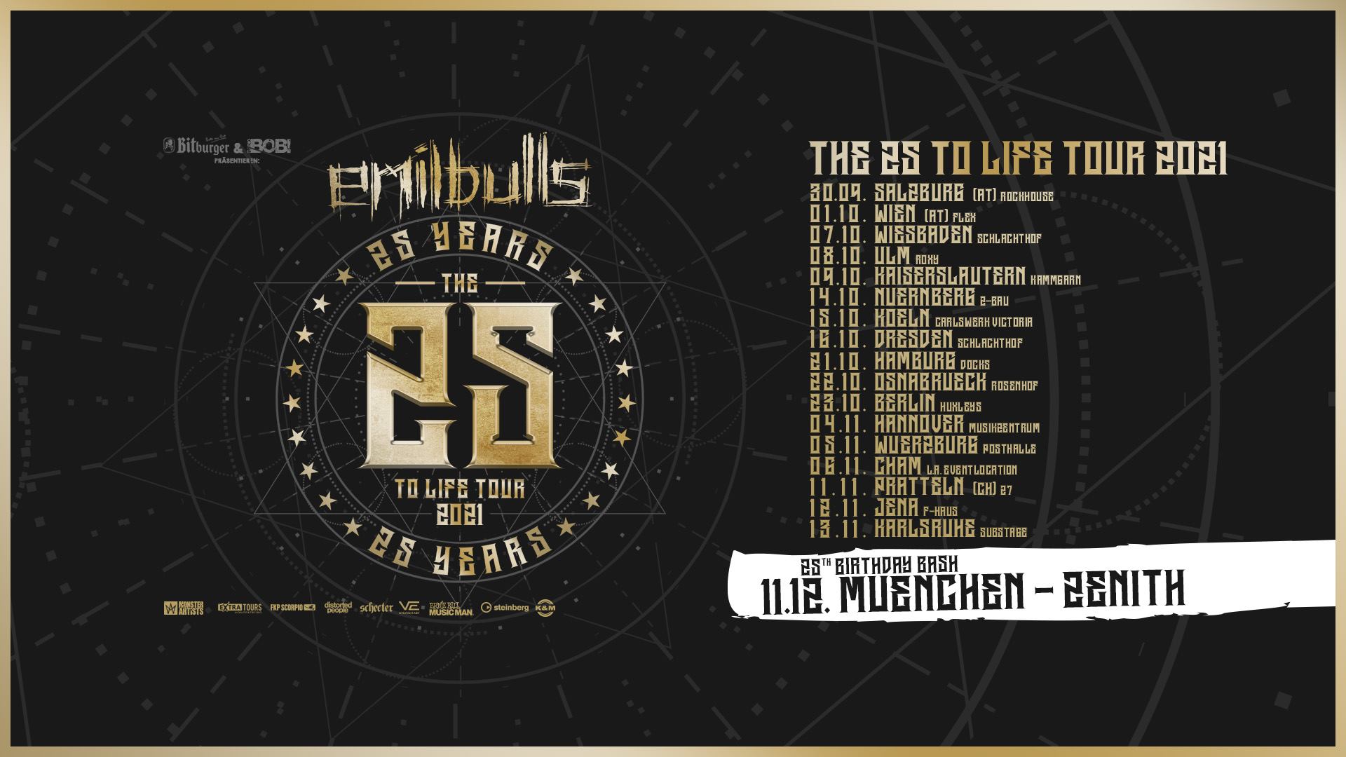 Emil Bulls am 8. October 2020 @ Flex - Halle. Emil Bulls am 8. October 2020 @ Flex - Halle.