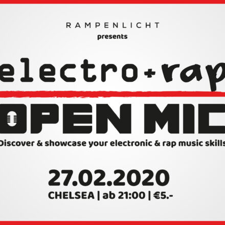 Electro & Rap Open Mic presented by Rampenlicht