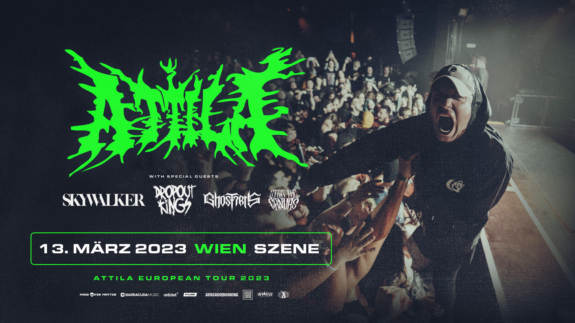 ATTILA am 13. March 2023 @ Szene Wien. ATTILA am 13. March 2023 @ Szene Wien.