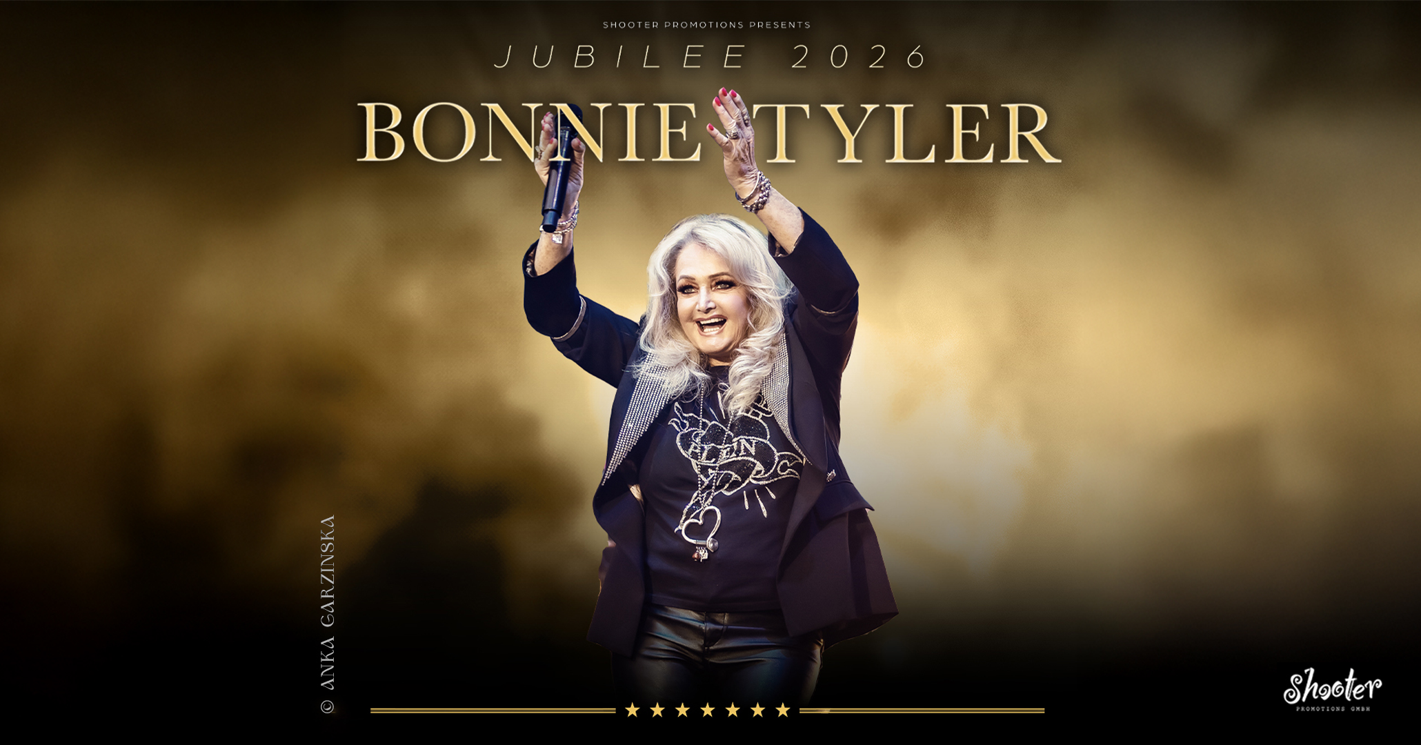 Bonnie Tyler am 24. November 2026 @ Raiffeisen Halle im Gasometer.