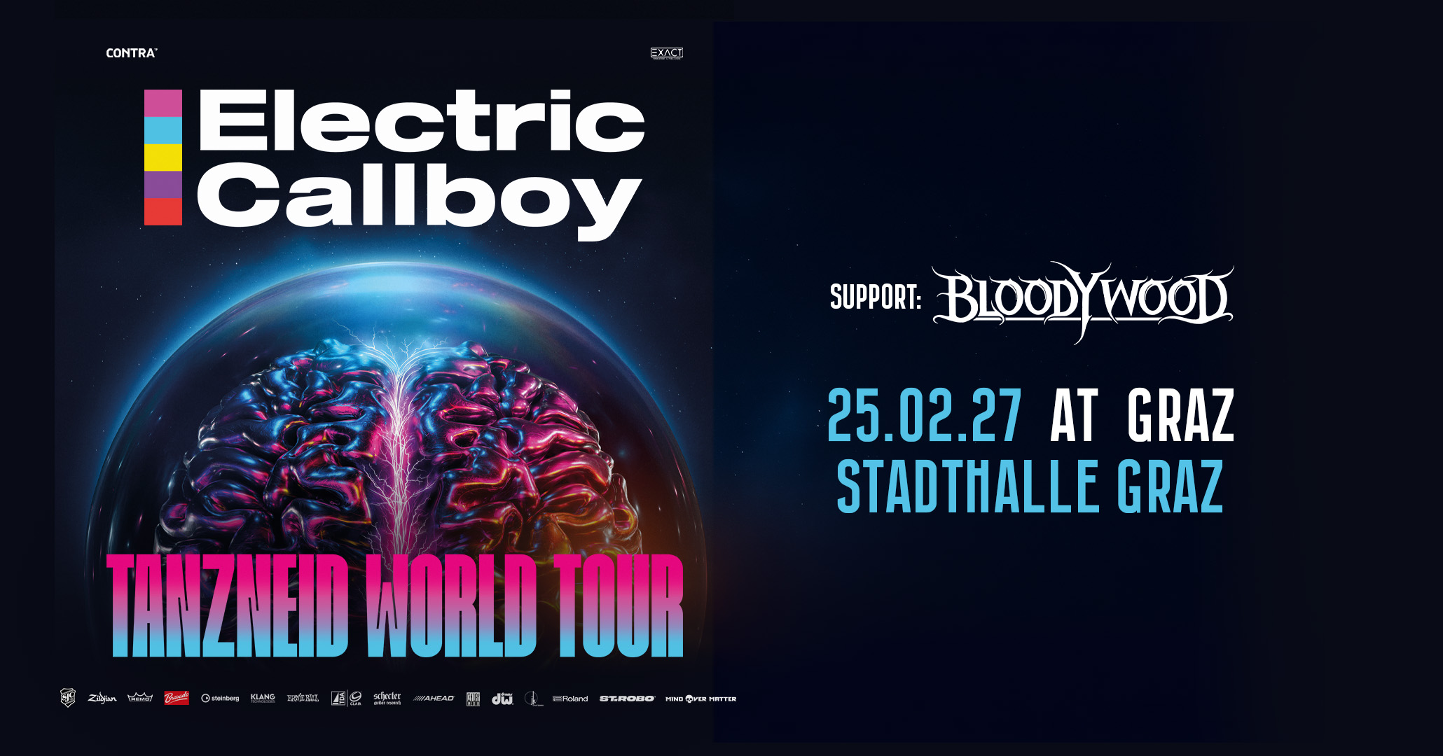 Electric Callboy am 25. February 2027 @ Stadthalle Graz.