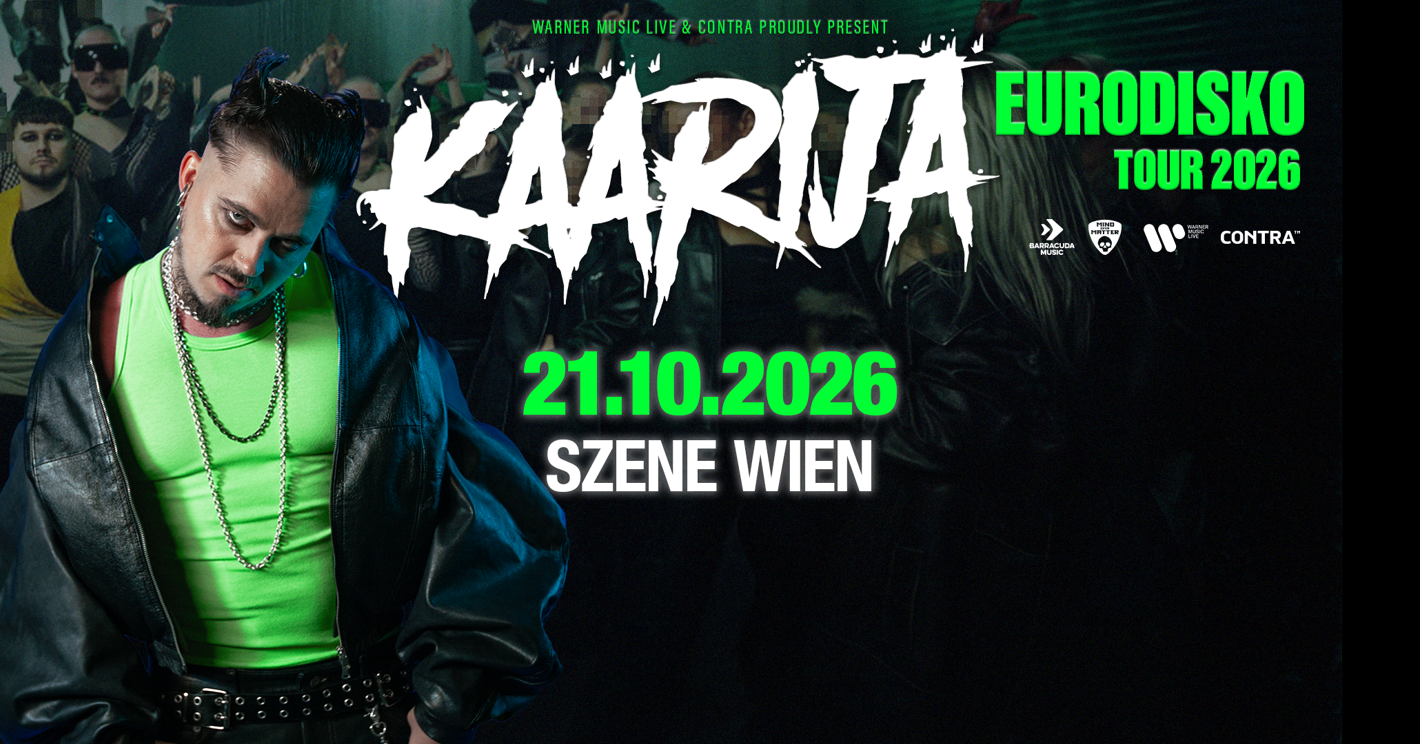 Käärijä am 21. October 2026 @ Szene Wien.