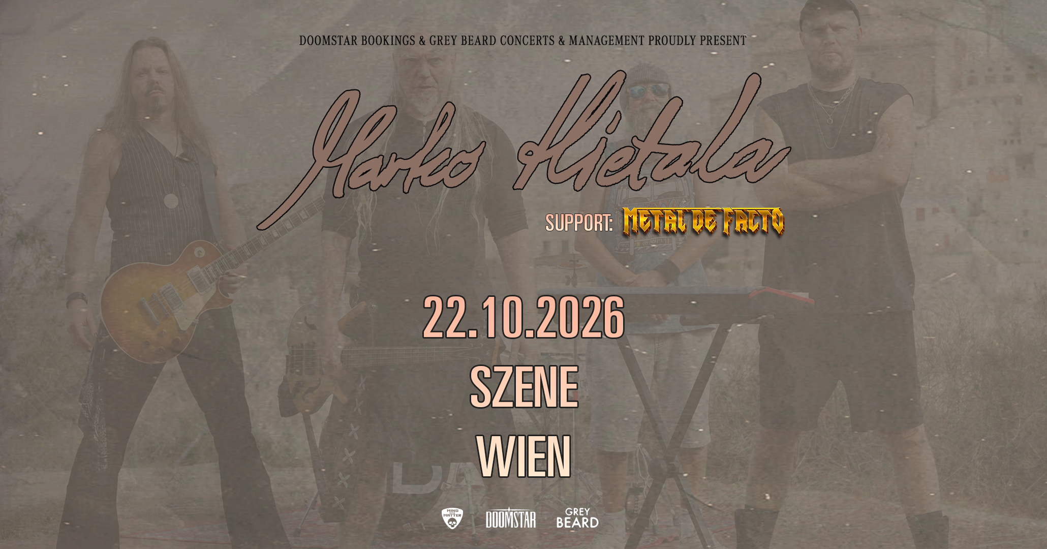Marko Hietala am 22. October 2026 @ Szene Wien.