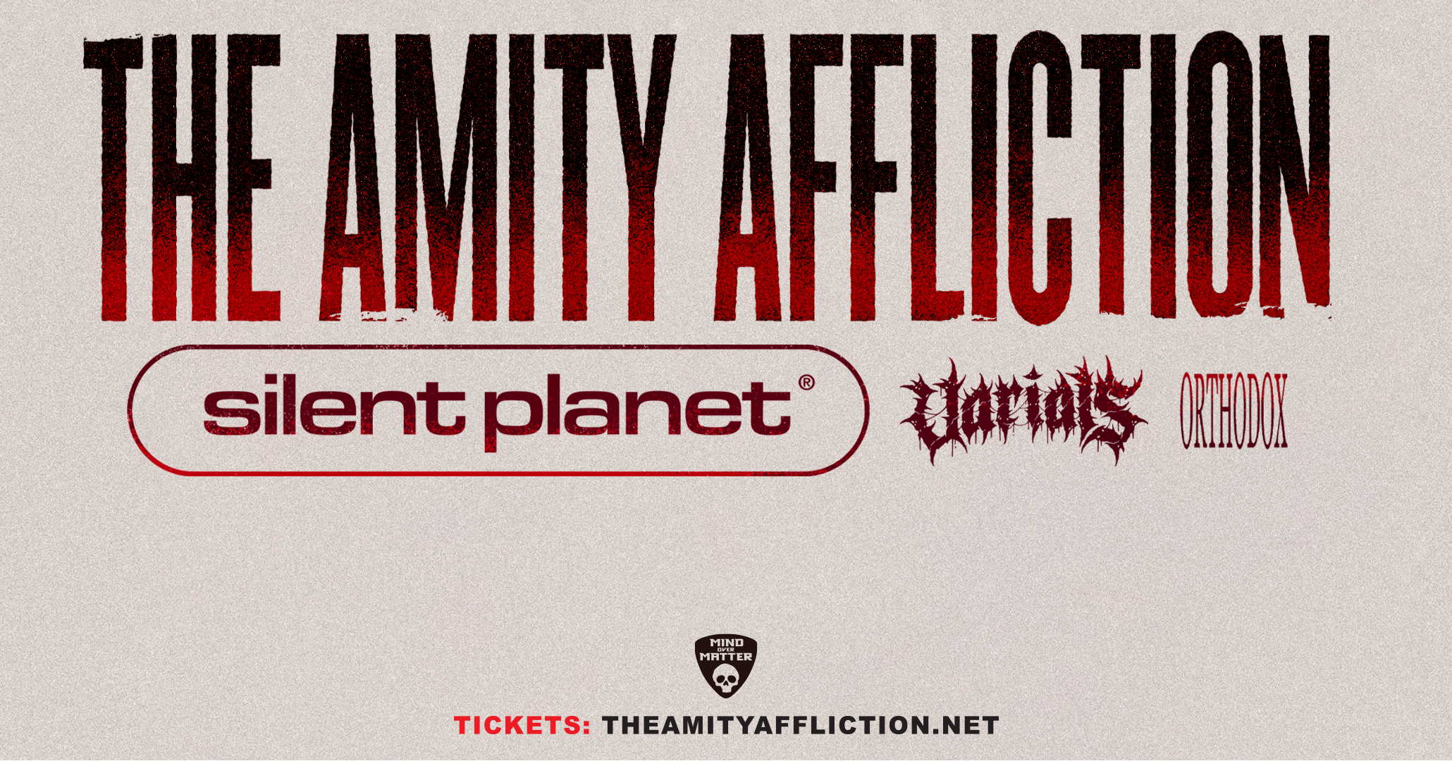 The Amity Affliction am 2. October 2026 @ Raiffeisen Halle im Gasometer.