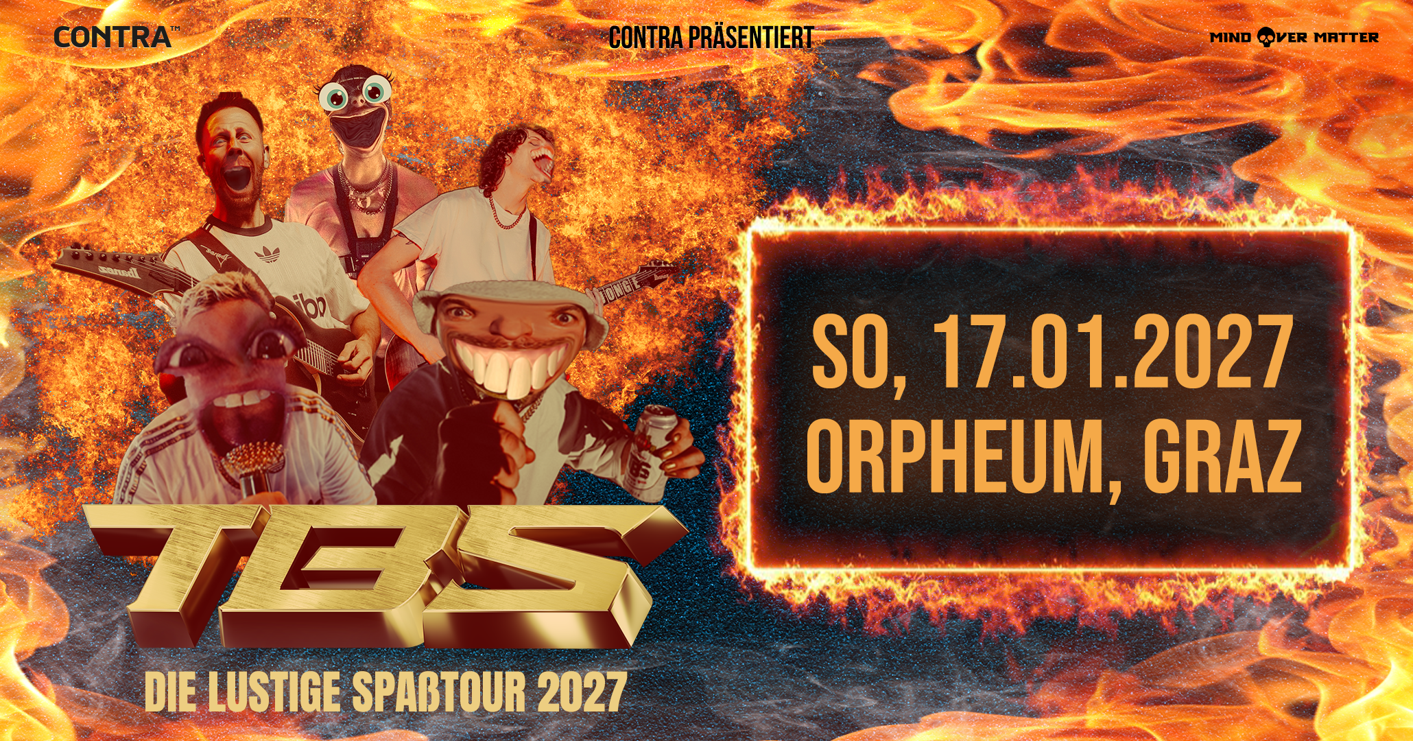TBS am 17. January 2027 @ Orpheum Graz.