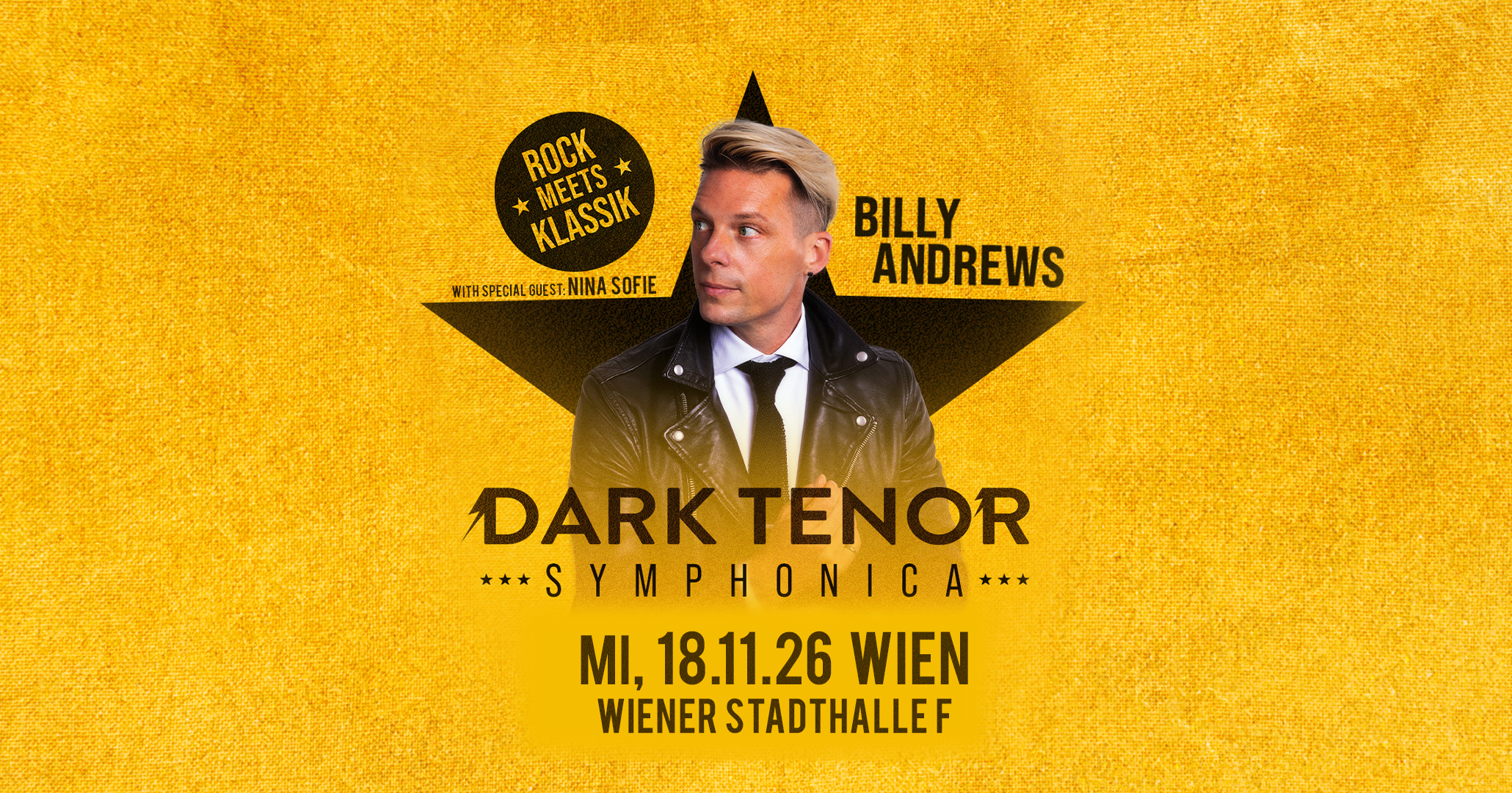 The Dark Tenor am 18. November 2026 @ Wiener Stadthalle - Halle F.