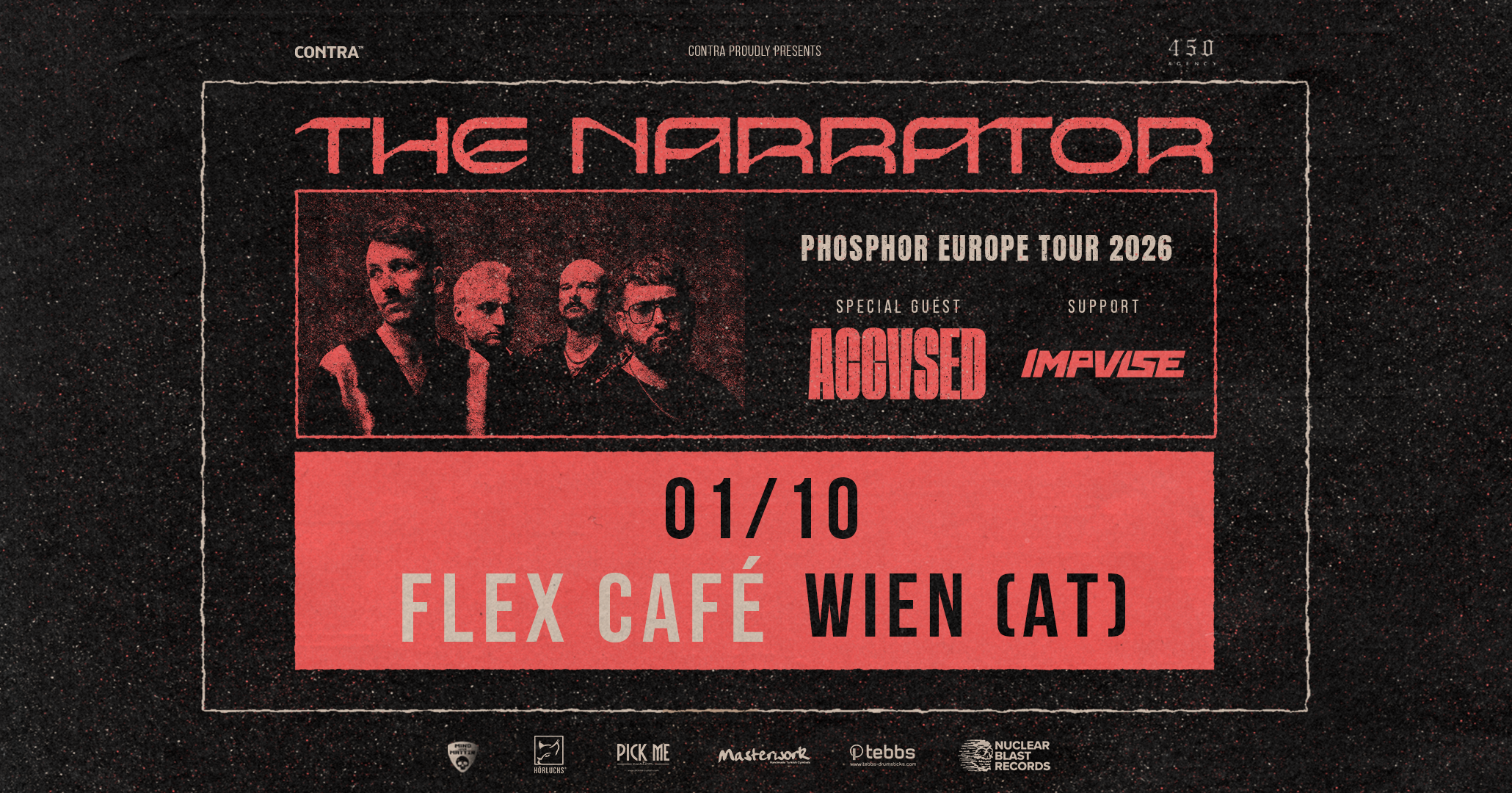 The Narrator am 1. October 2026 @ Flex - Café.
