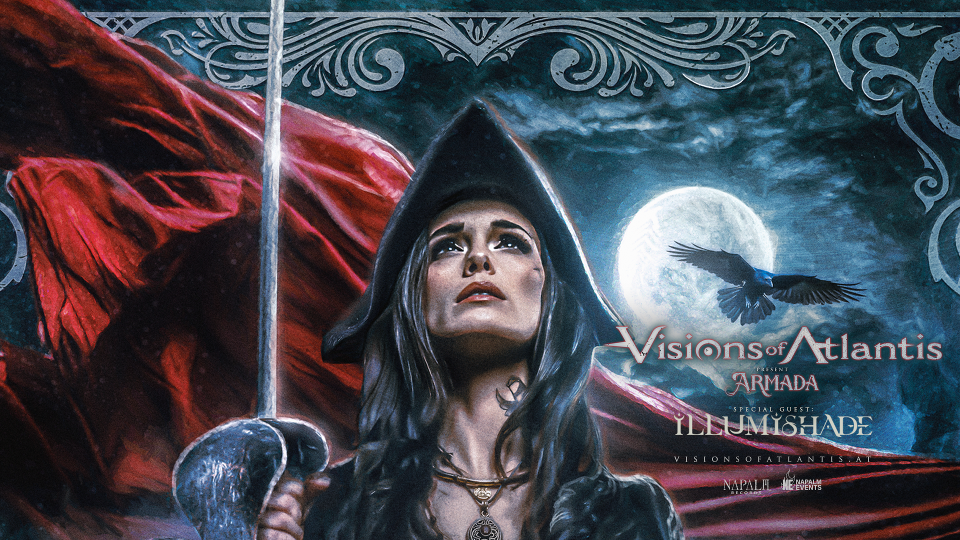 Visions of Atlantis am 24. October 2024 @ Komma. Visions of Atlantis am 24. October 2024 @ Komma.
