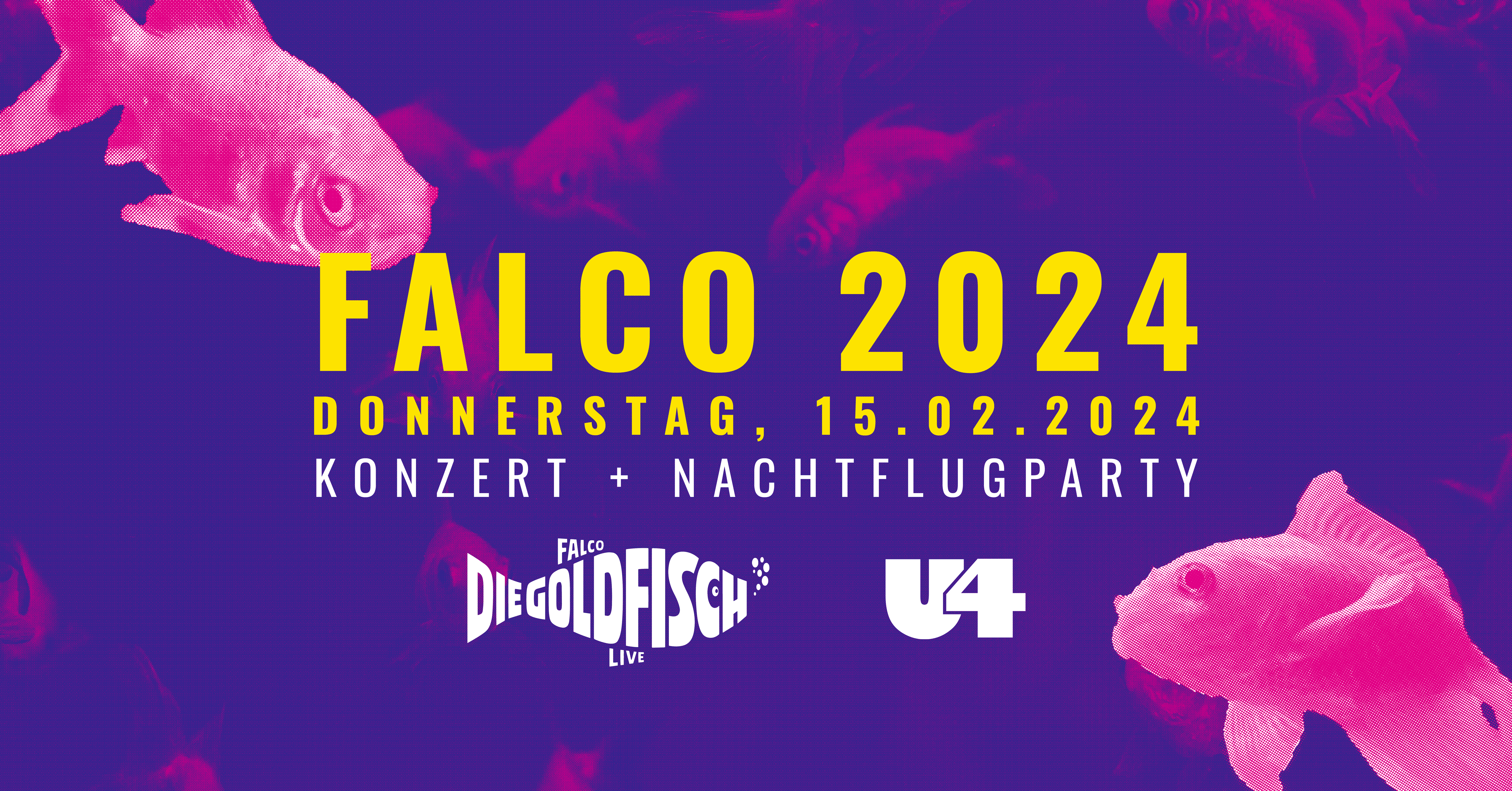 FALCO 24 am 15. February 2024 @ U4. FALCO 24 am 15. February 2024 @ U4.