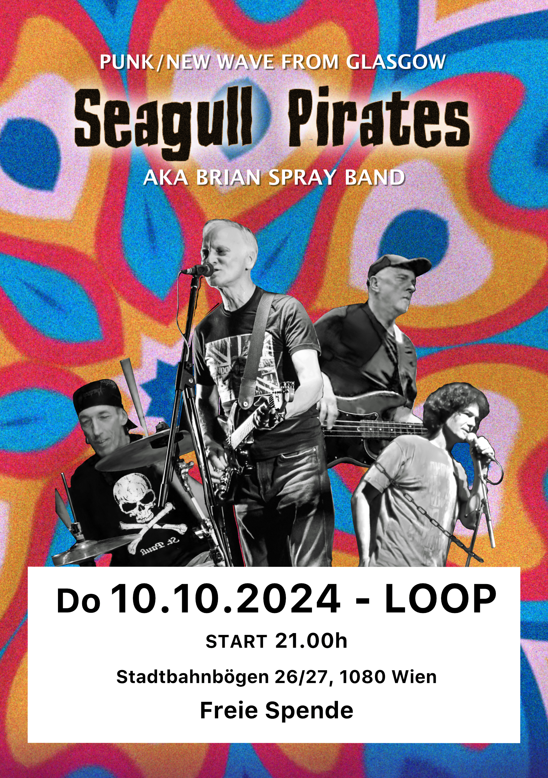 Seagull Pirates am 10. October 2024 @ Loop. Seagull Pirates am 10. October 2024 @ Loop.