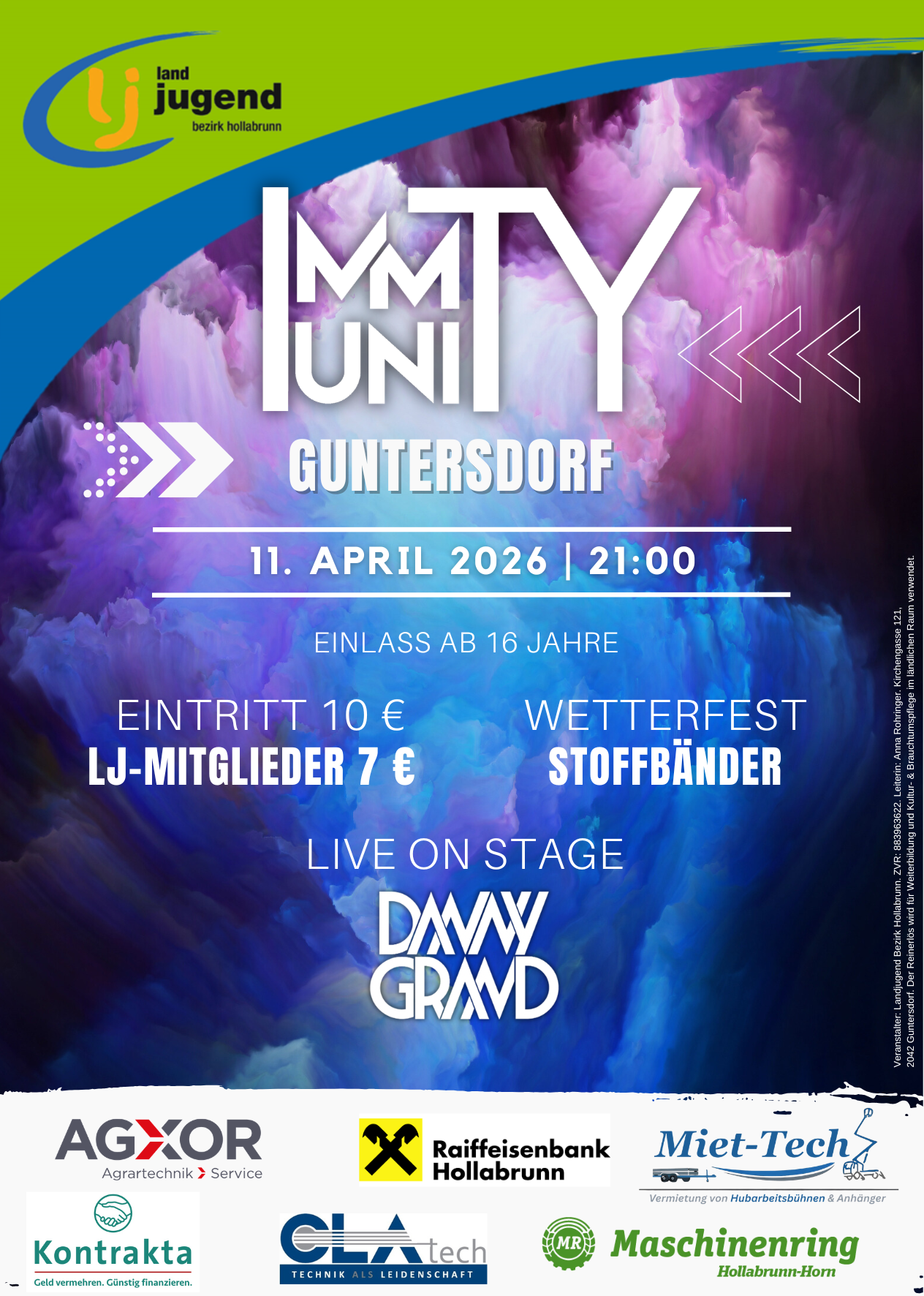 Immunity 2026 am 11. April 2026 @ Gehringer Halle.