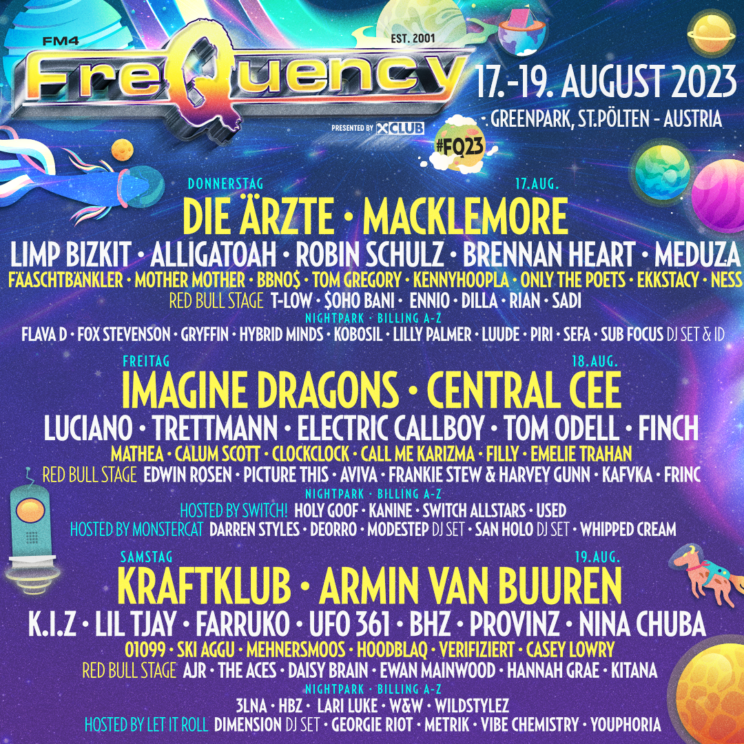 FM4 Frequency Festival 2023 am 17. August 2023 @ Green Park.