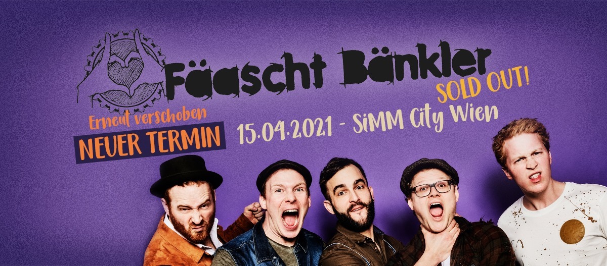 Fäaschtbänkler am 25. October 2020 @ Szene Wien.