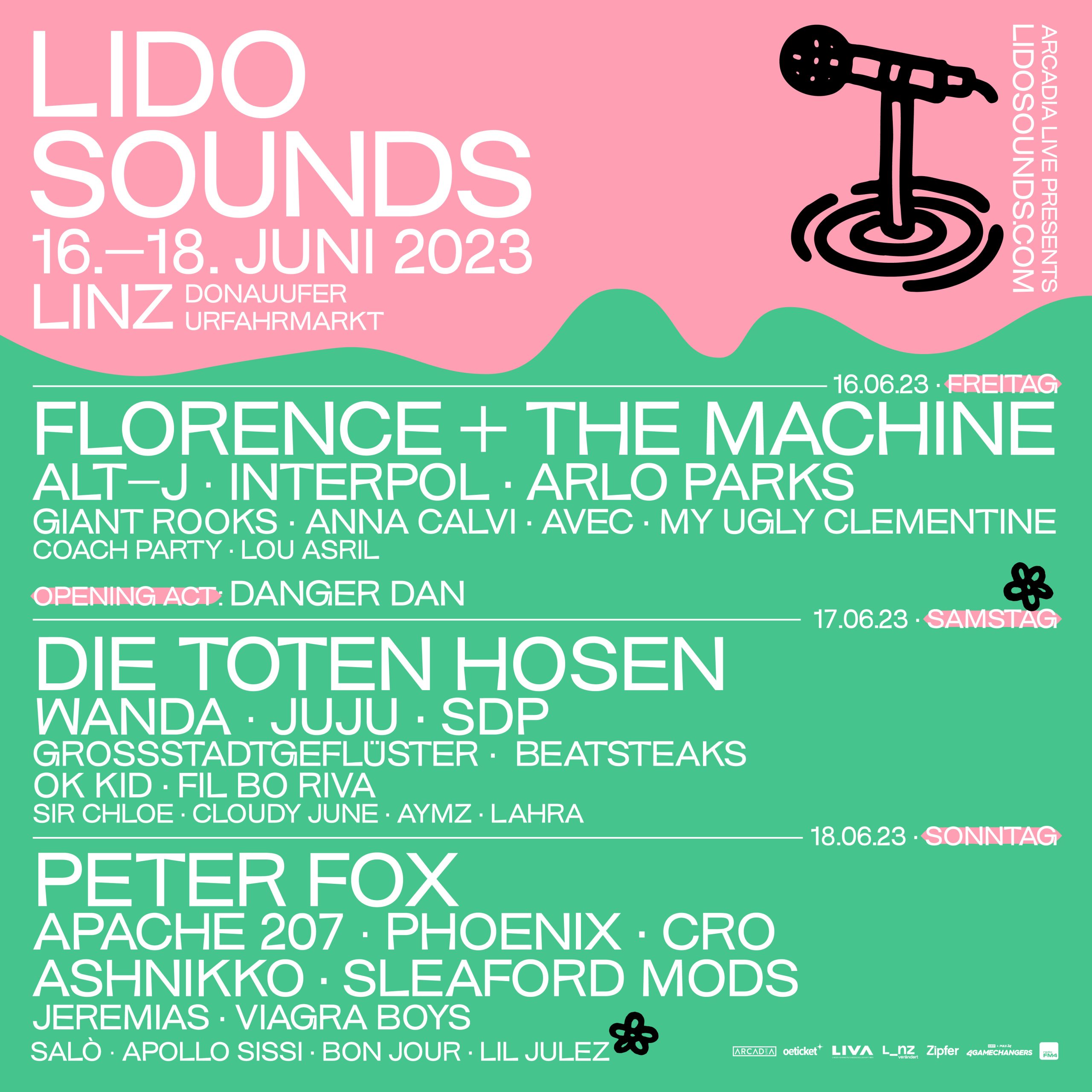 LIDO SOUNDS am 16. June 2023 @ Linz Donauufer.