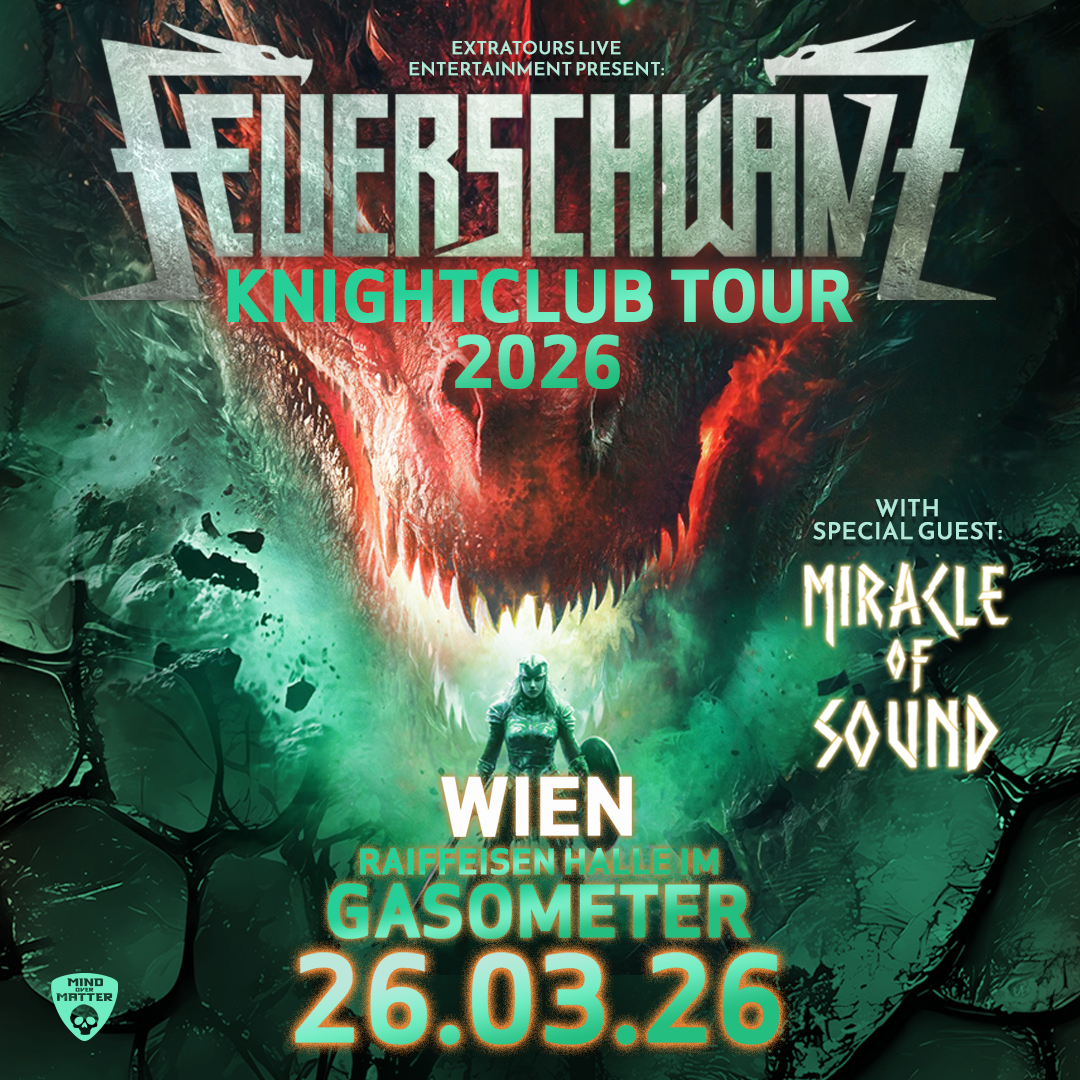 Feuerschwanz am 26. March 2026 @ Raiffeisen Halle im Gasometer.