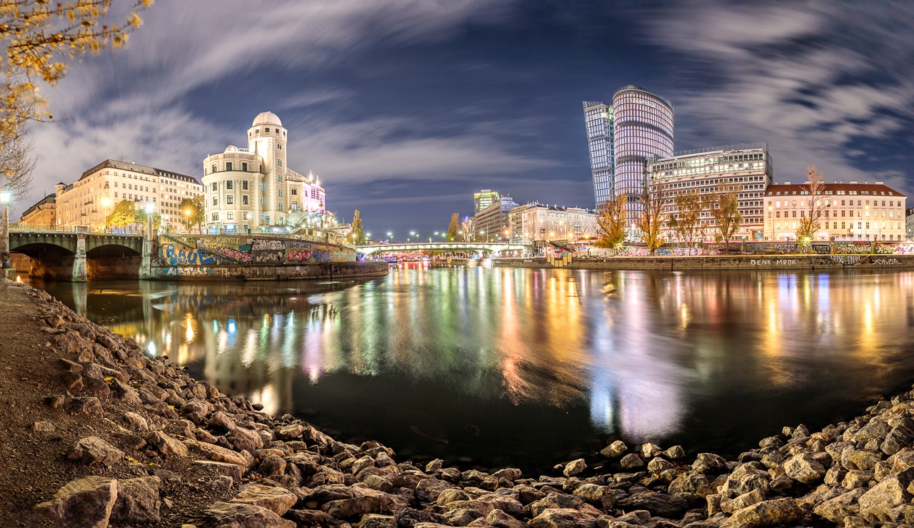 Fotokurs Wiener Donaukanal bei Nacht am 30. October 2026 @ Donaukanal.