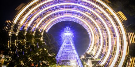 Fotokurs Prater bei Nacht