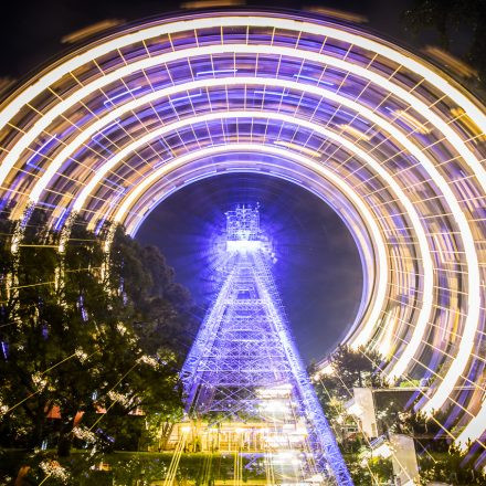 Fotokurs Prater bei Nacht