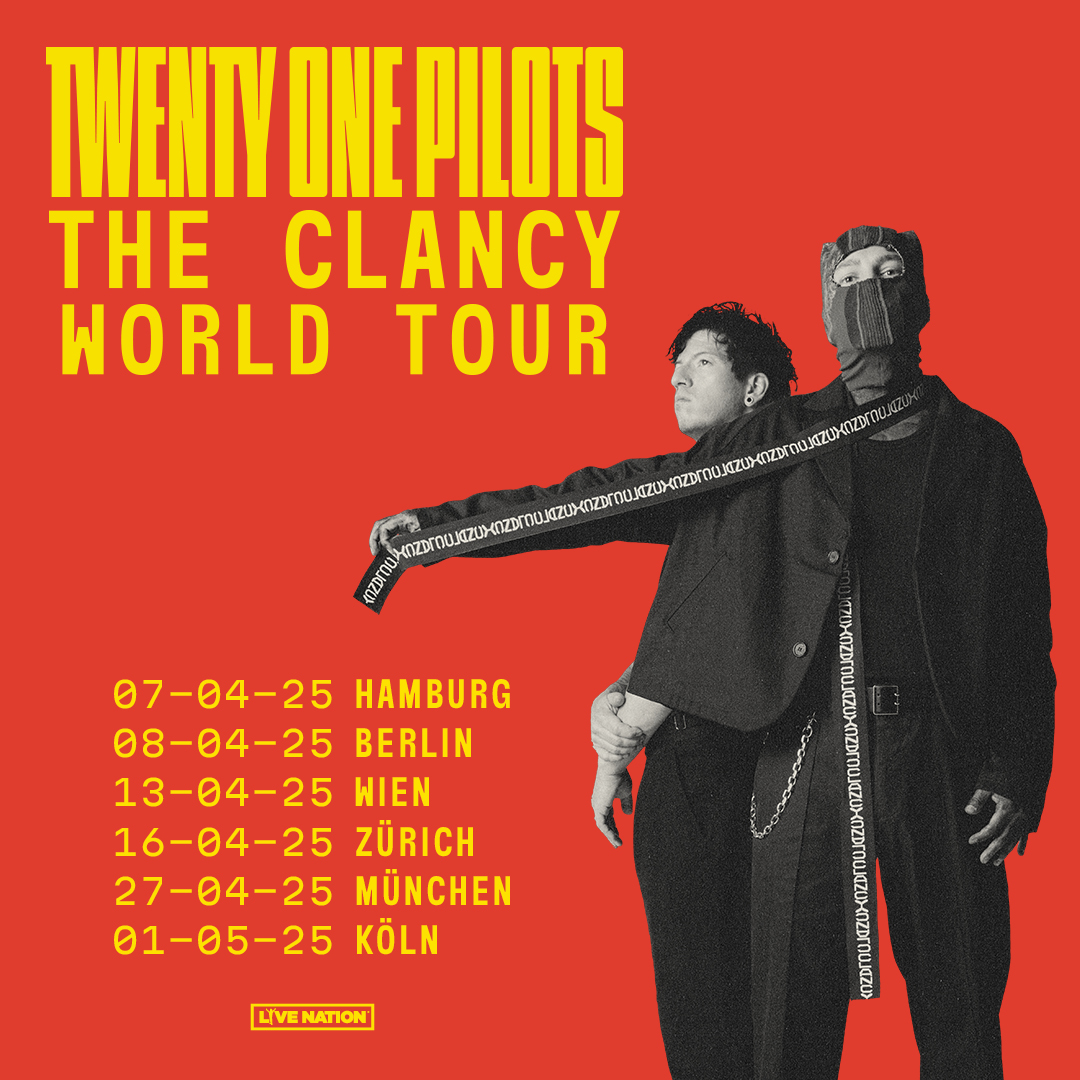 Twenty One Pilots am 13. April 2025 @ Wiener Stadthalle - Halle D.