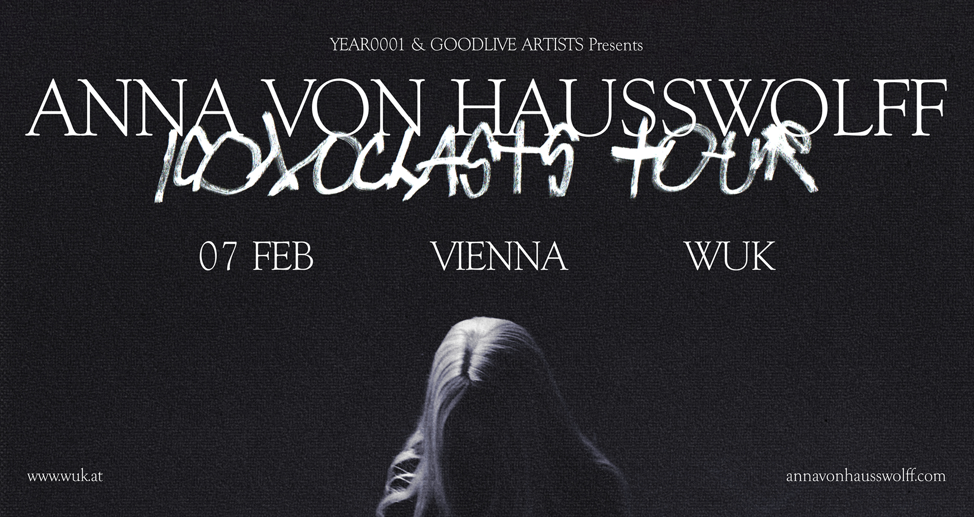 Anna Von Hausswolff am 7. February 2026 @ WUK. Anna Von Hausswolff am 7. February 2026 @ WUK.