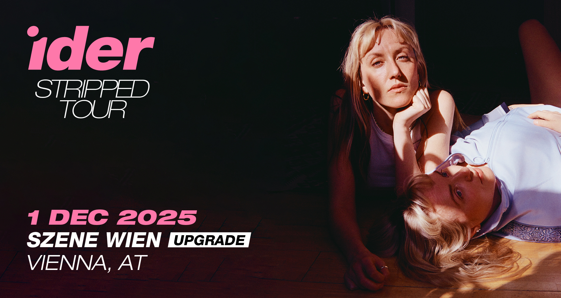 IDER am 1. December 2025 @ Szene Wien. IDER am 1. December 2025 @ Szene Wien.