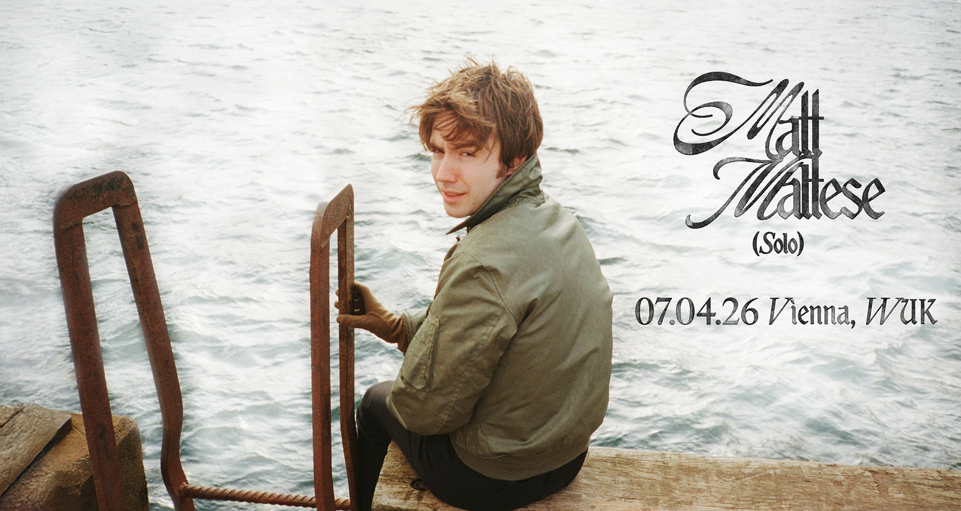 Matt Maltese am 7. April 2026 @ WUK. Matt Maltese am 7. April 2026 @ WUK.