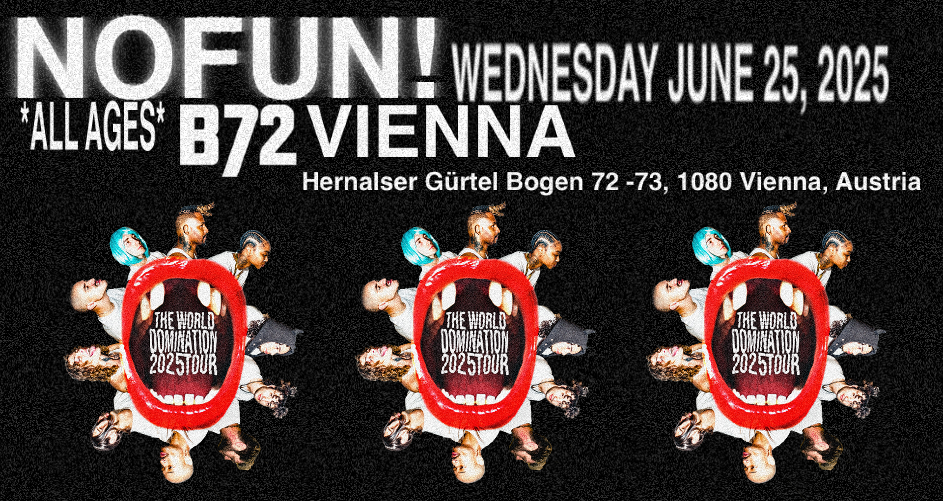 NOFUN! am 25. June 2025 @ B72. NOFUN! am 25. June 2025 @ B72.