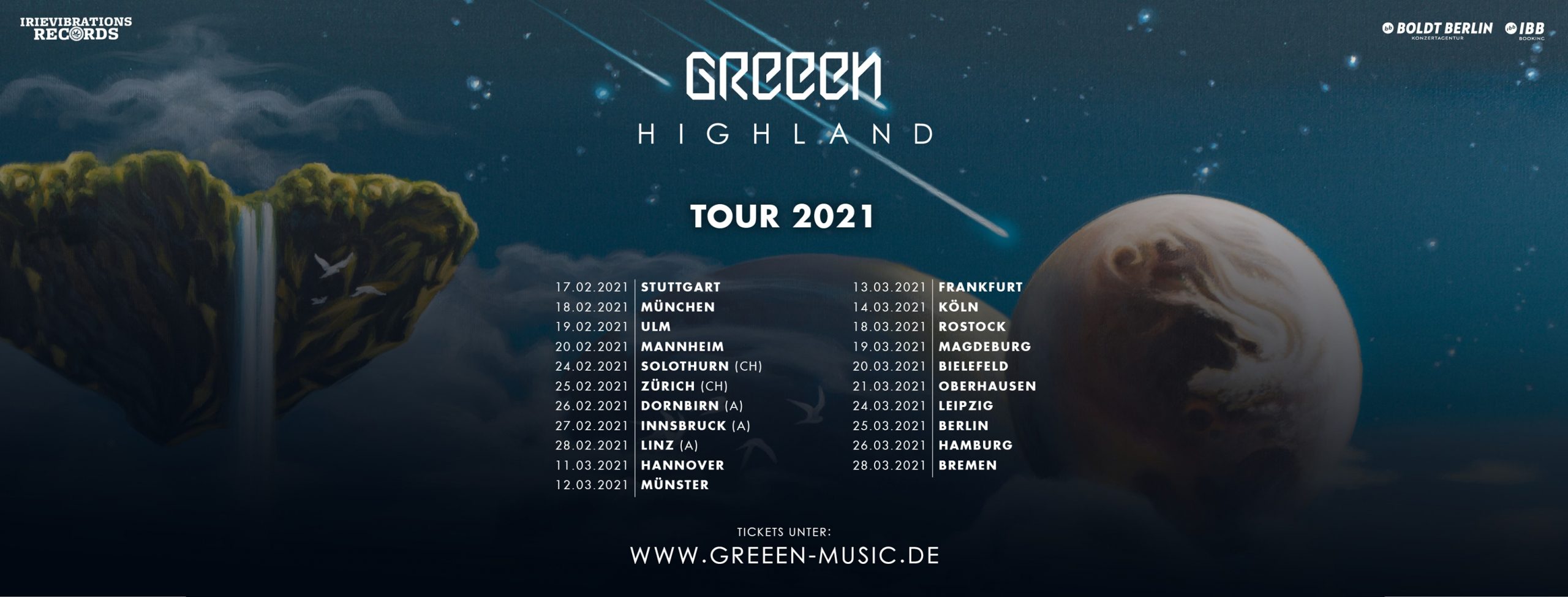GReeeN am 26. February 2021 @ Conrad Sohm. GReeeN am 26. February 2021 @ Conrad Sohm.