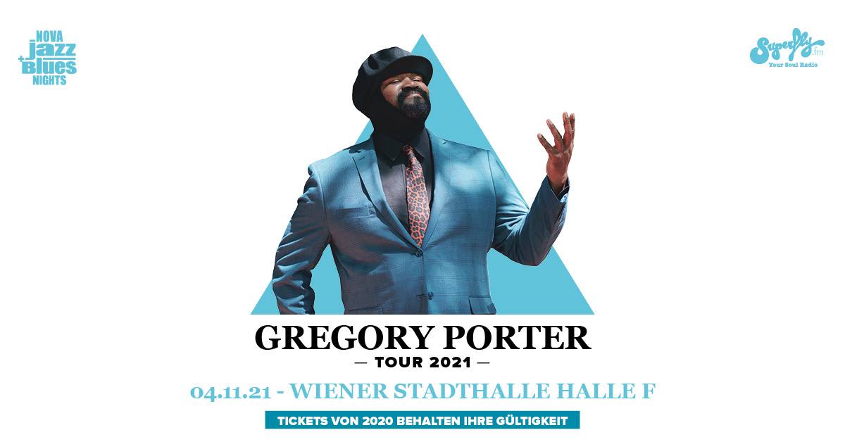 Gregory Porter am 11. November 2020 @ Wiener Stadthalle - Halle F.