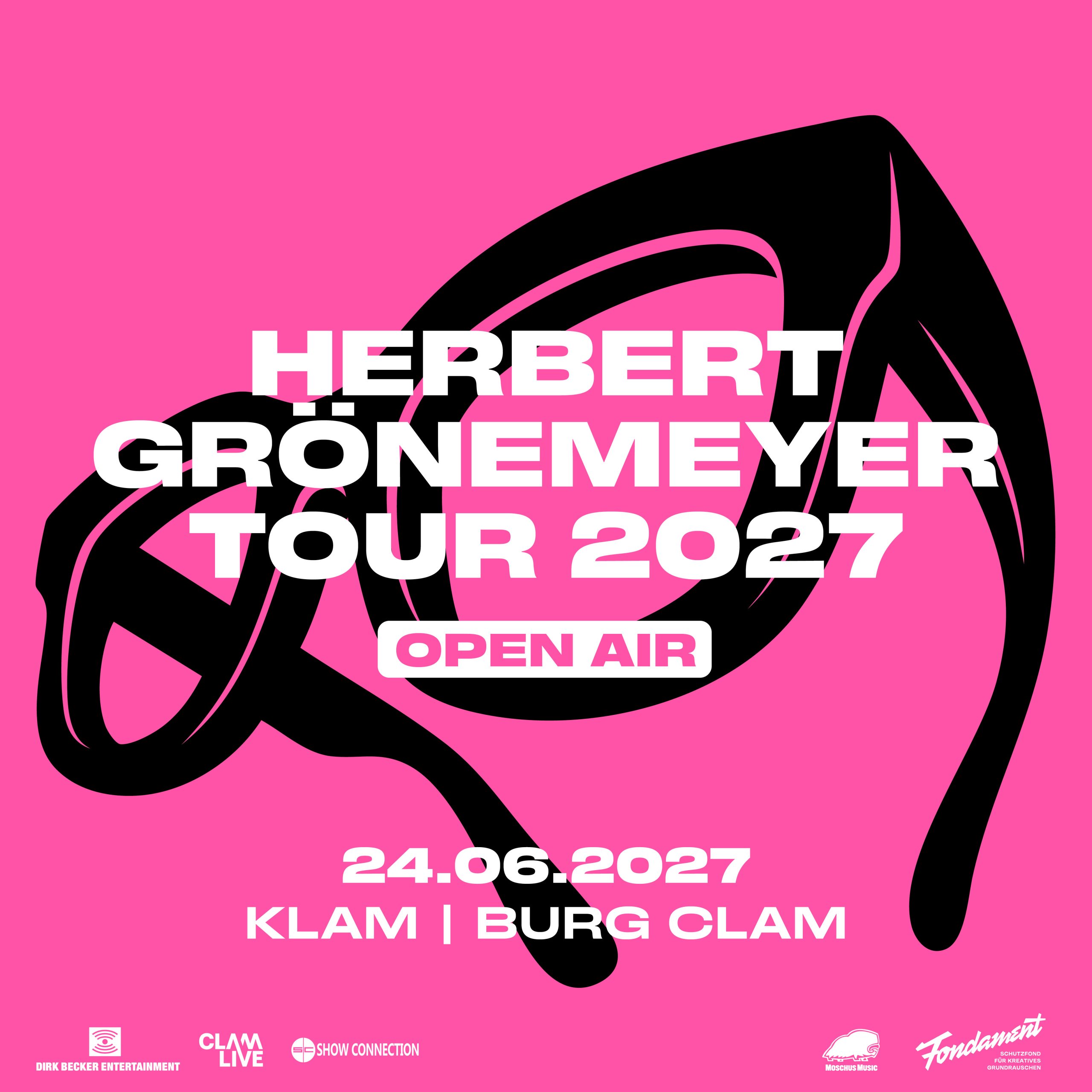 Herbert Grönemeyer am 24. June 2027 @ Burg Clam.
