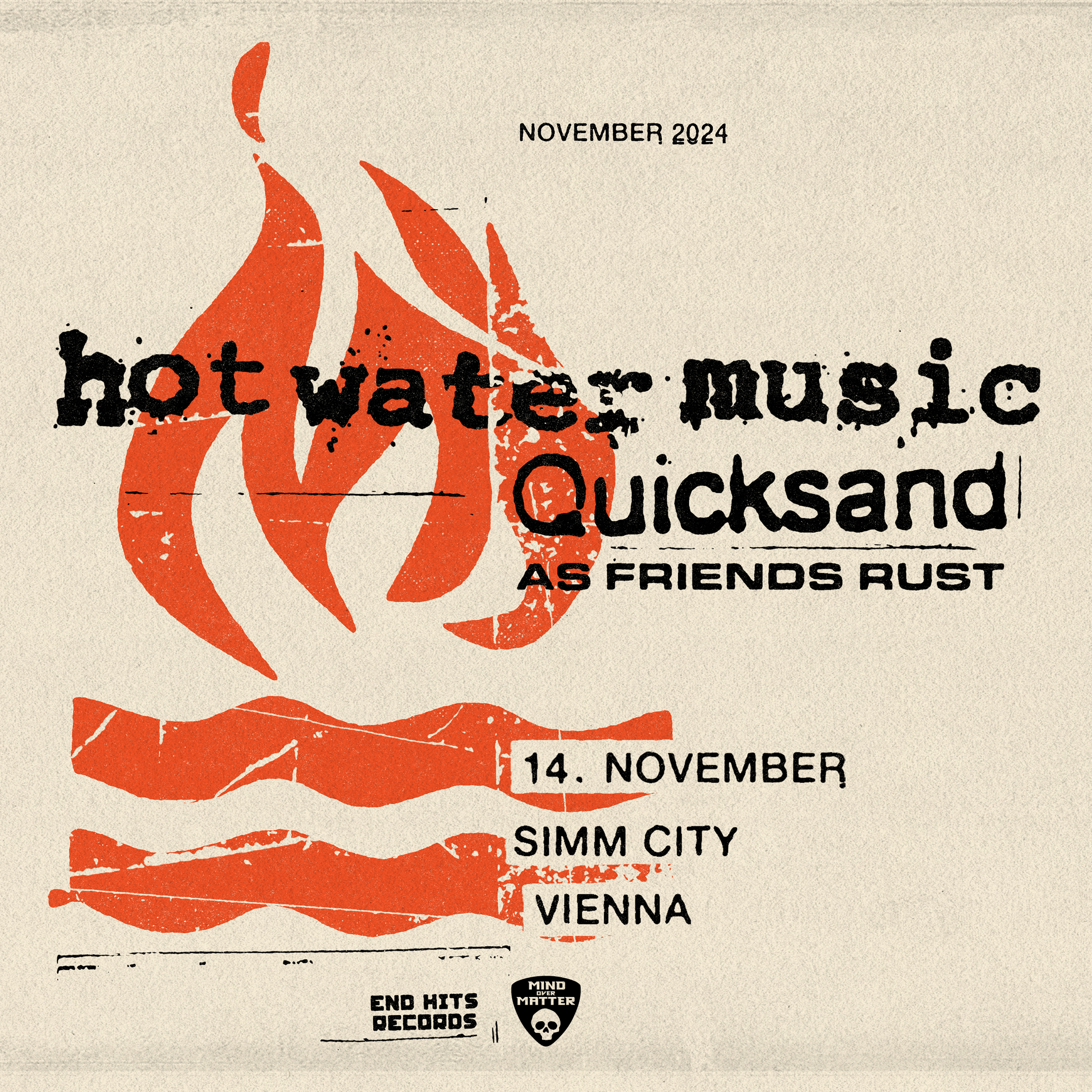 Hot Water Music am 14. November 2024 @ Simm City.