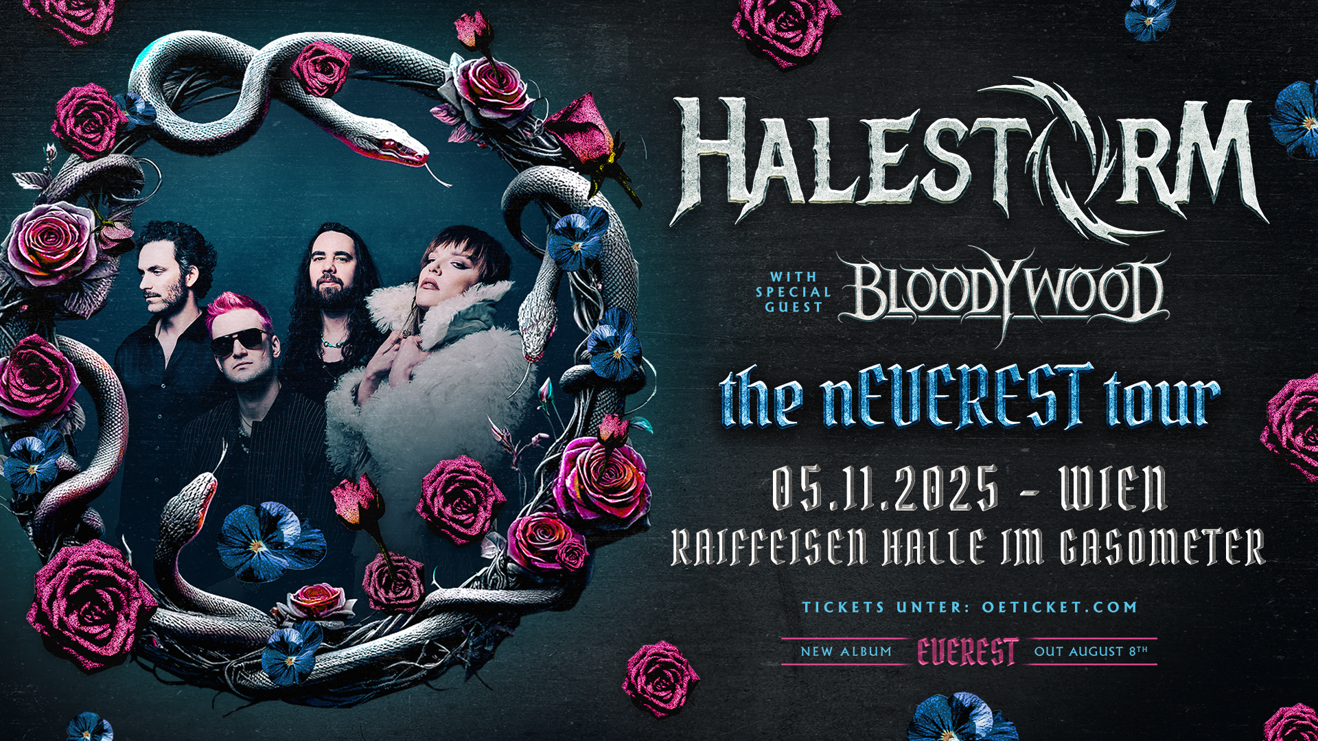 Halestorm am 5. November 2025 @ Raiffeisen Halle im Gasometer.