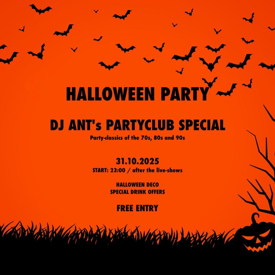 HALLOWEEN PARTY - DJ ANT's PARTYCLUB SPECIAL
