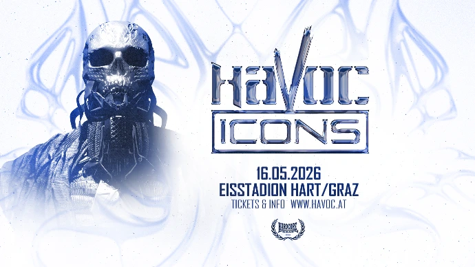 HAVOC: ICONS am 16. May 2026 @ Eisstadion Hart bei Graz.