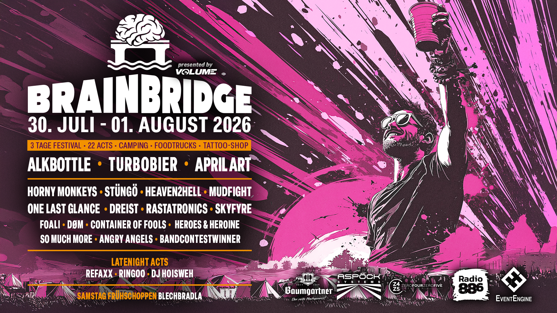 BRAINBRIDGE FESTIVAL 2026 am 30. July 2026 @ Peuerbach.