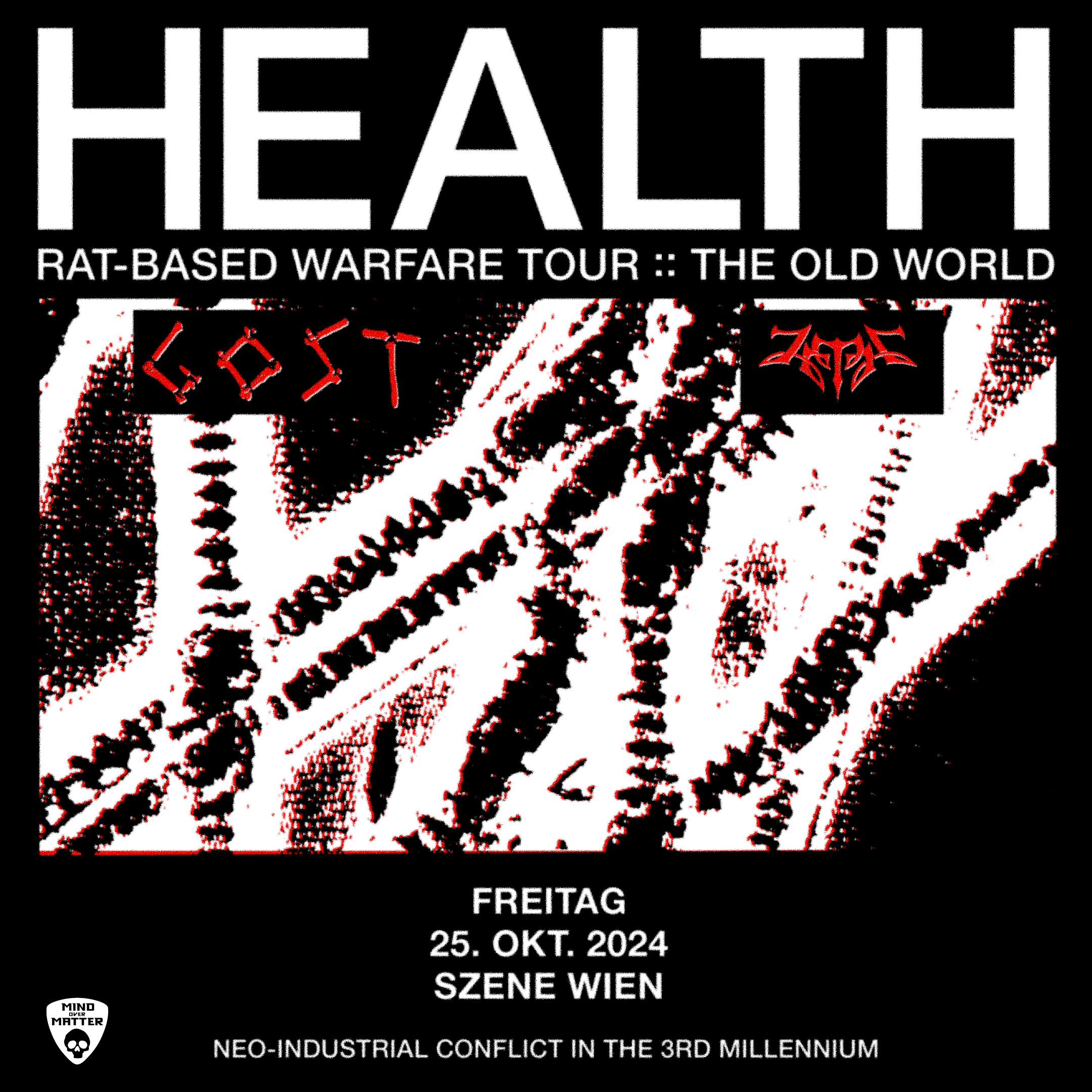 Health am 25. October 2024 @ Szene Wien. Health am 25. October 2024 @ Szene Wien.