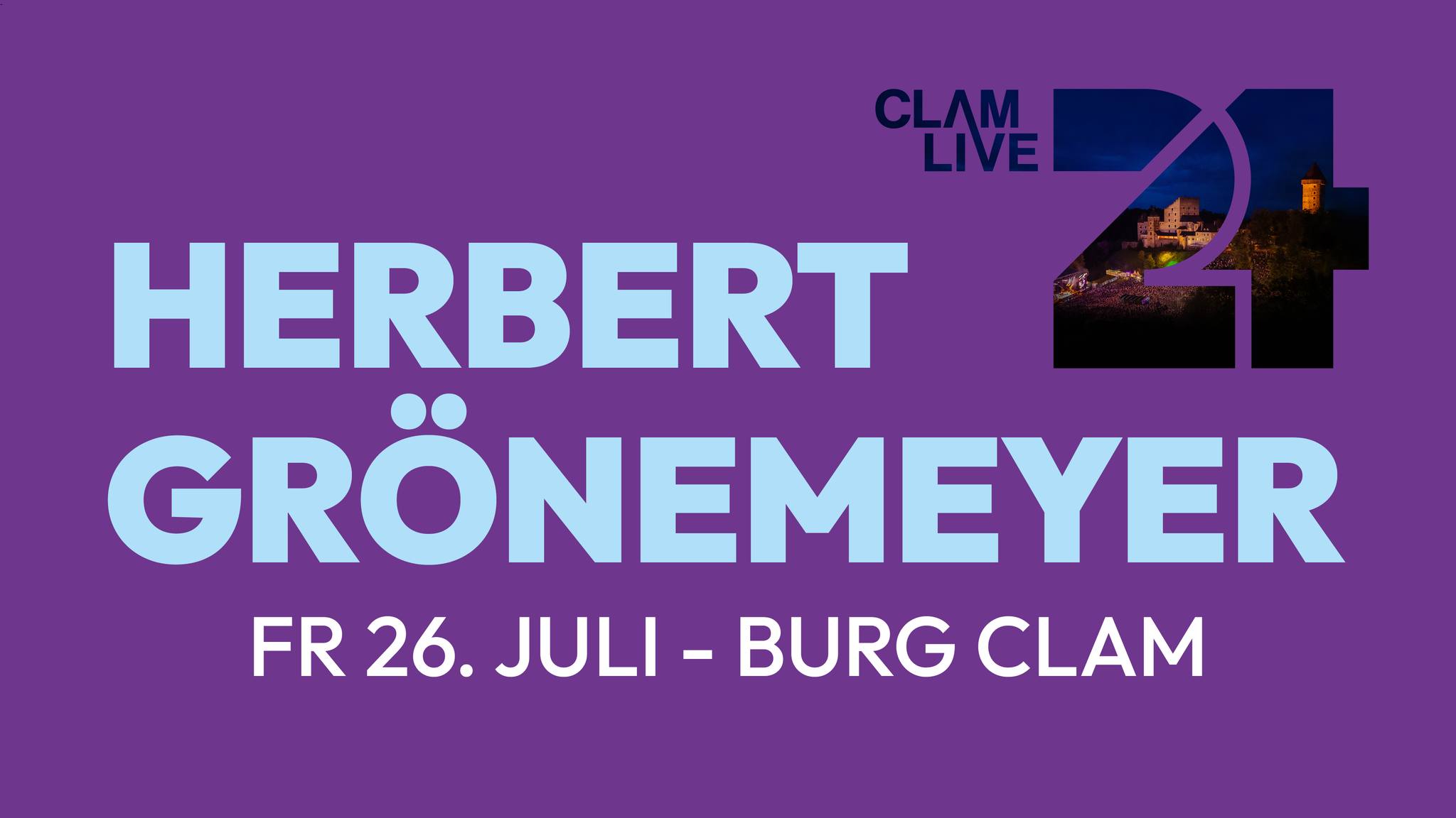 Herbert Grönemeyer am 26. July 2024 @ Burg Clam.