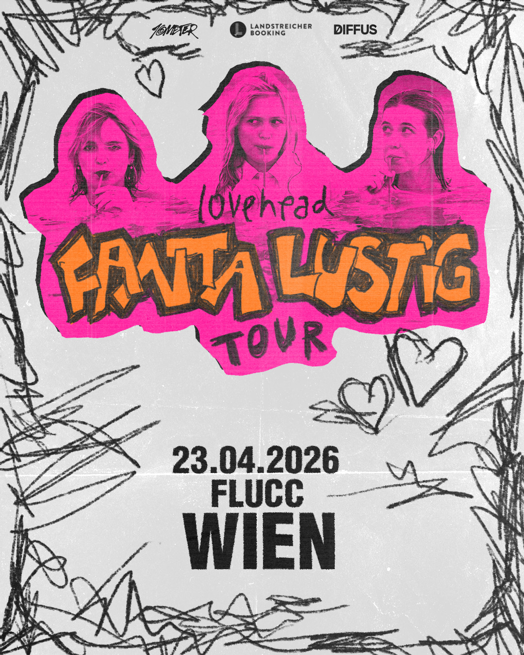 lovehead am 23. April 2026 @ Flucc.