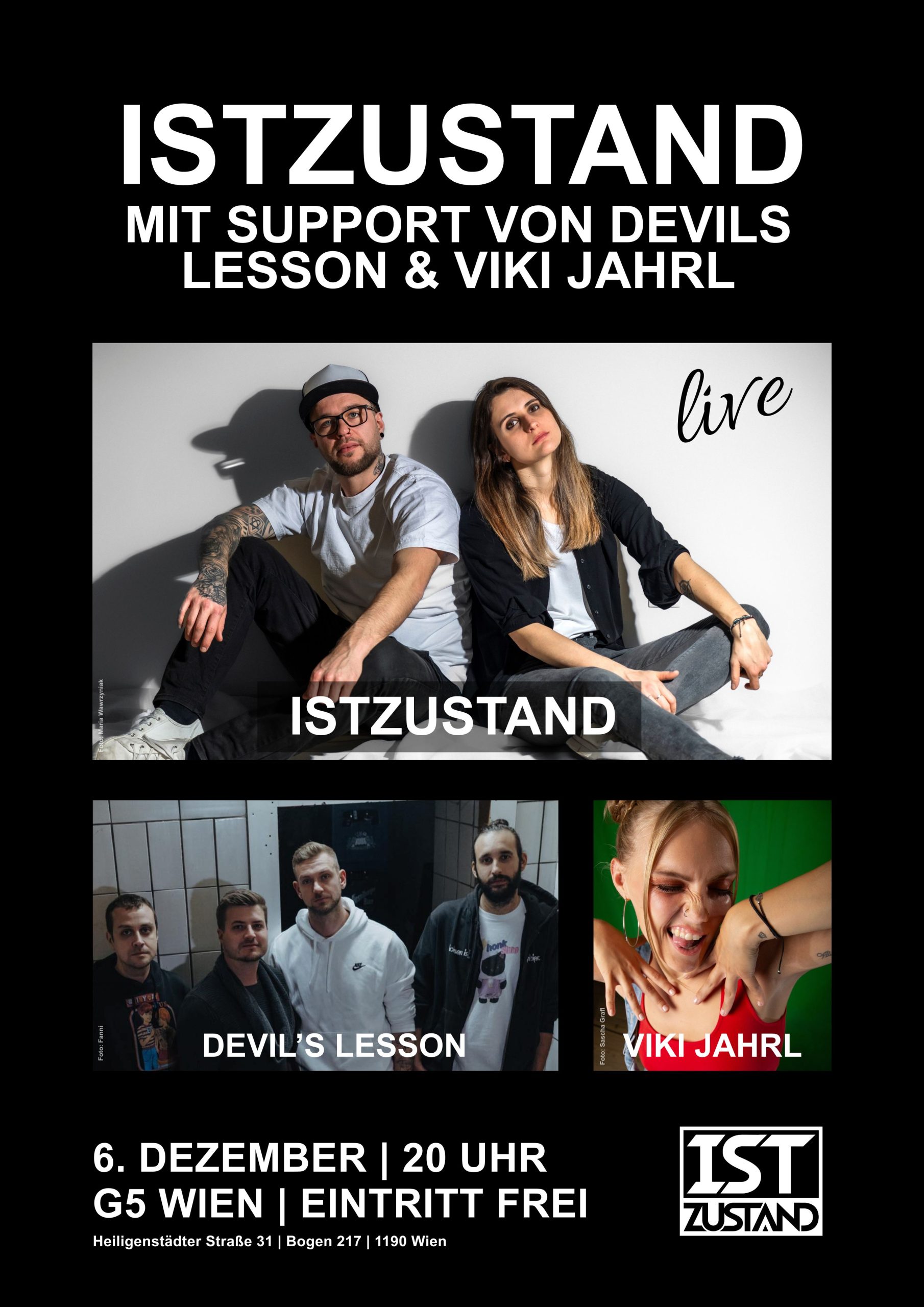 ISTZUSTAND - Live am 6. December 2025 @ G5 Live-Music-Bar.