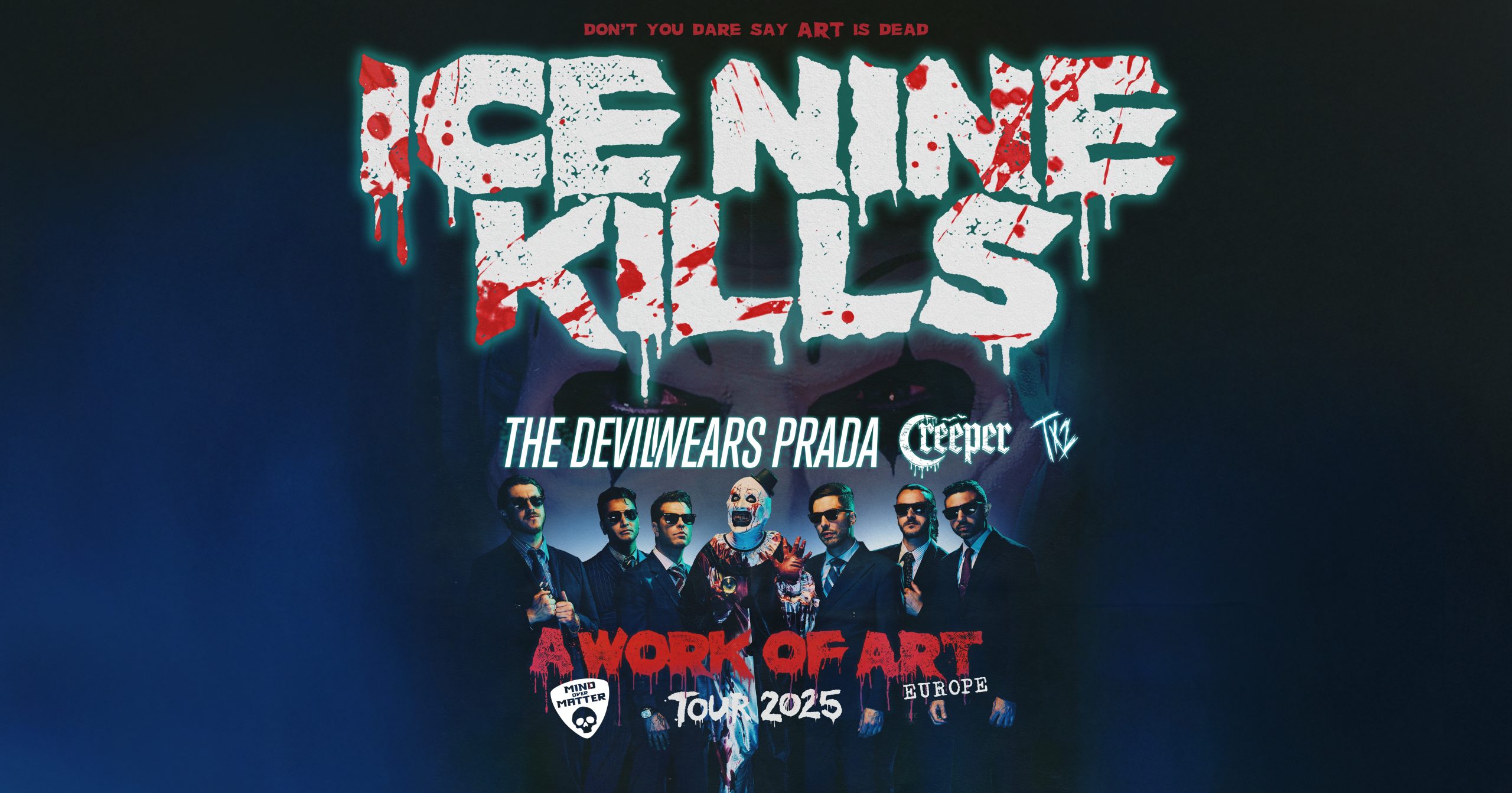 Ice Nine Kills am 23. November 2025 @ Raiffeisen Halle im Gasometer. Ice Nine Kills am 23. November 2025 @ Raiffeisen Halle im Gasometer.