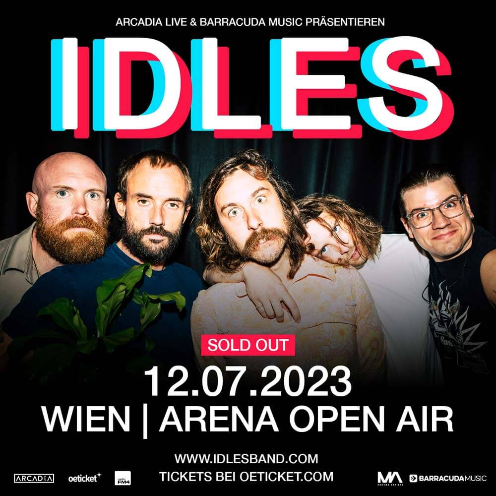 IDLES am 12. July 2023 @ Open Air Wien. IDLES am 12. July 2023 @ Open Air Wien.