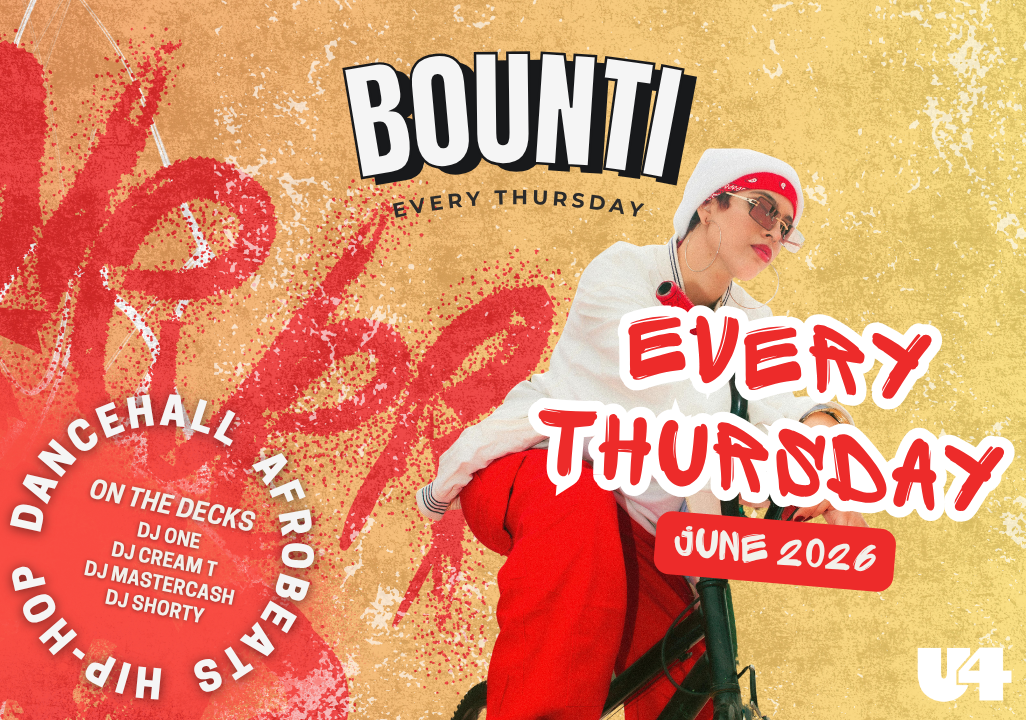 BOUNTI am 4. June 2026 @ U4 Vienna.