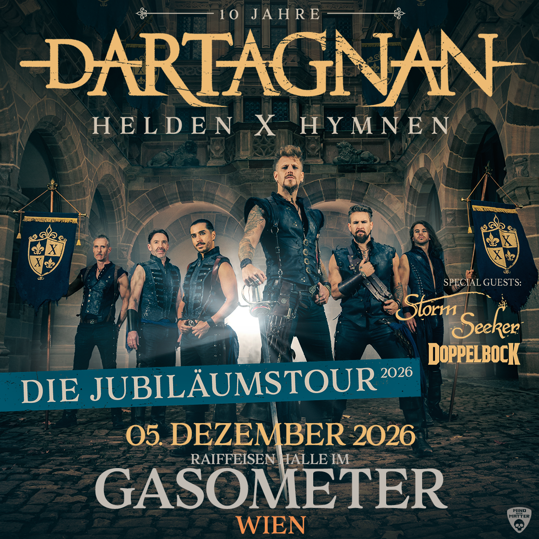 dArtagnan am 5. December 2026 @ Raiffeisen Halle im Gasometer.
