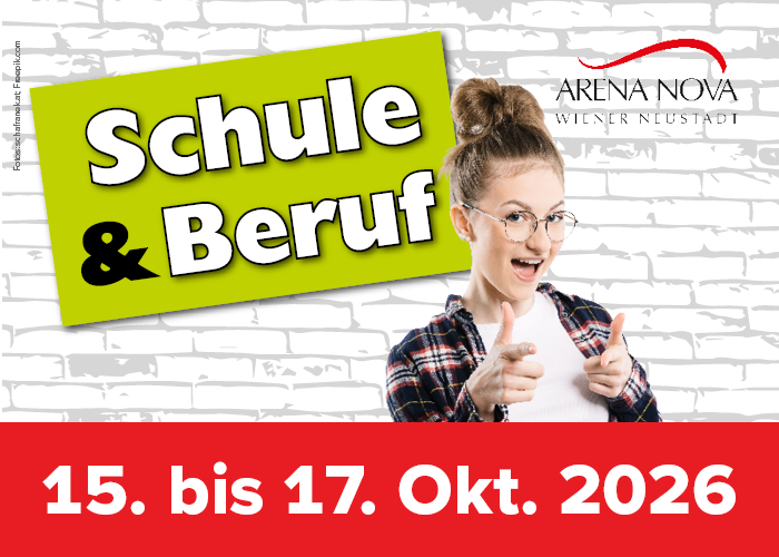 Schule & Beruf 2026 am 15. October 2026 @ Arena Nova.