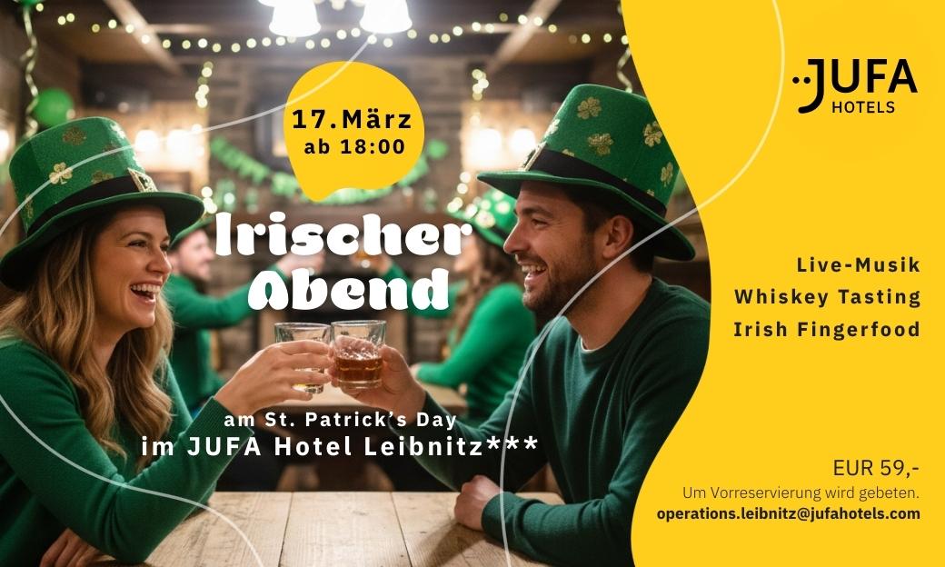 St. Patrick's Day Leibnitz am 17. March 2026 @ JUFA Hotel Leibnitz.