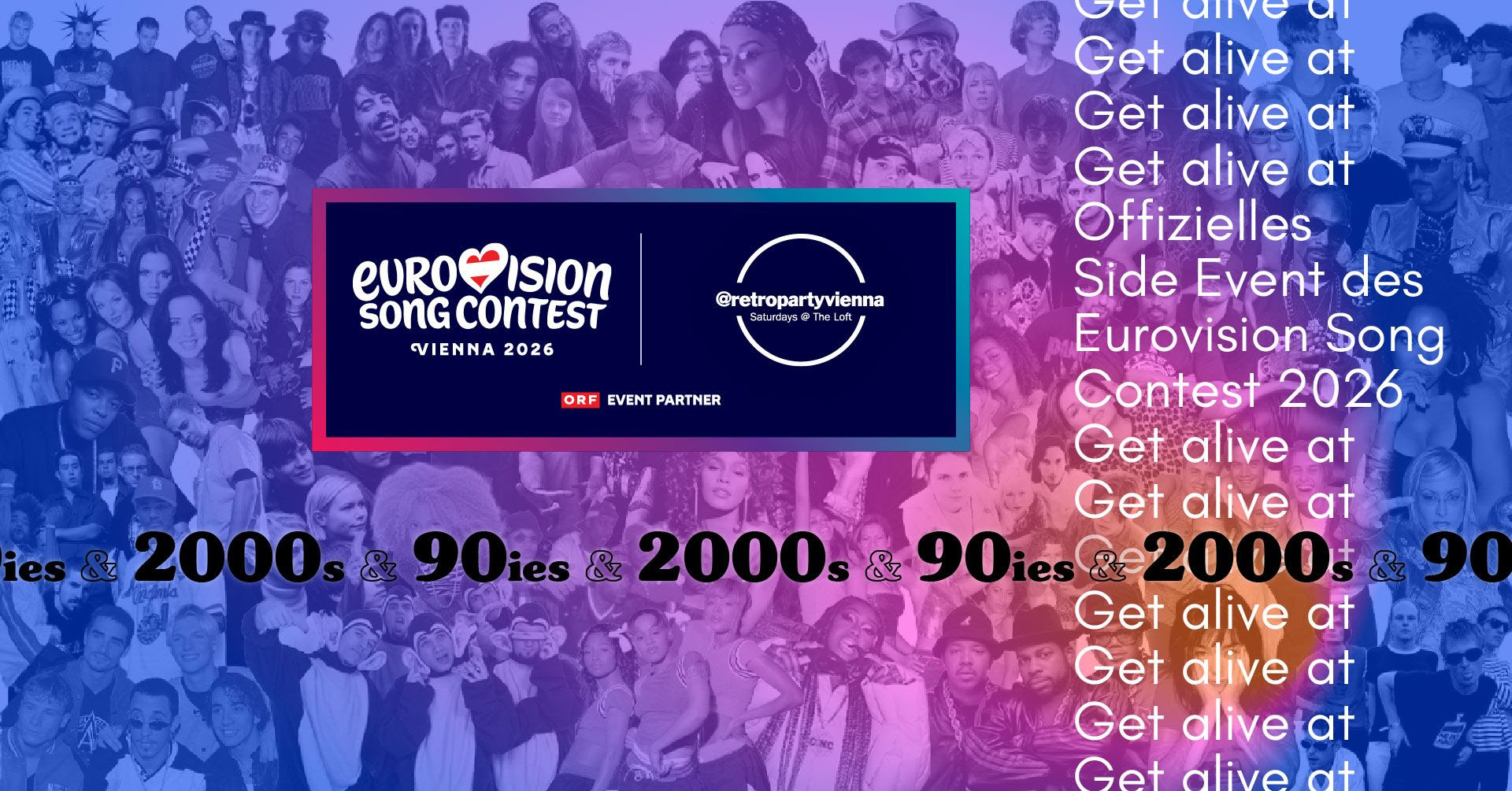 Get Alive at 90ies & 2000s Club! am 9. May 2026 @ The Loft.